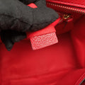 Luggage Micro shopper Red Leather S-CU-0123 S-SA-1102ラゲージマイクロショッパー レッド レザー S-CU-0123 S-SA-1102