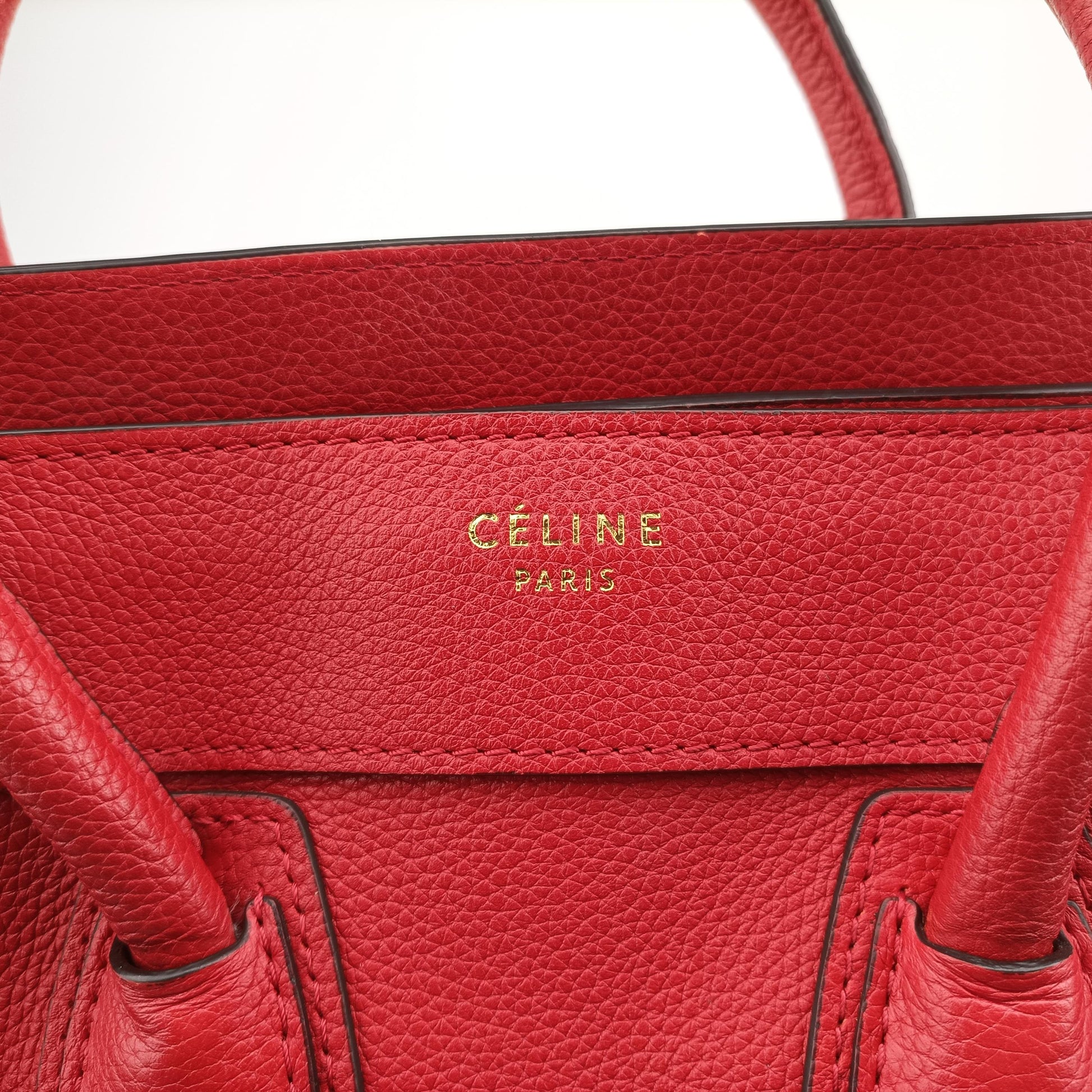 Luggage Micro shopper Red Leather S-CU-0123 S-SA-1102ラゲージマイクロショッパー レッド レザー S-CU-0123 S-SA-1102