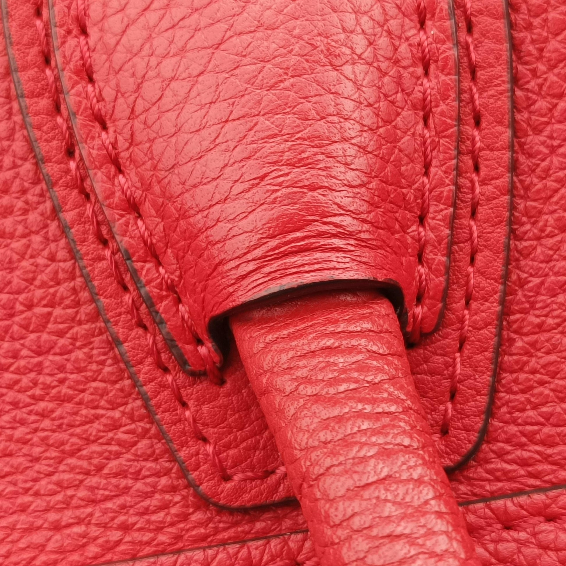 Luggage Micro shopper Red Leather S-CU-0123 S-SA-1102ラゲージマイクロショッパー レッド レザー S-CU-0123 S-SA-1102