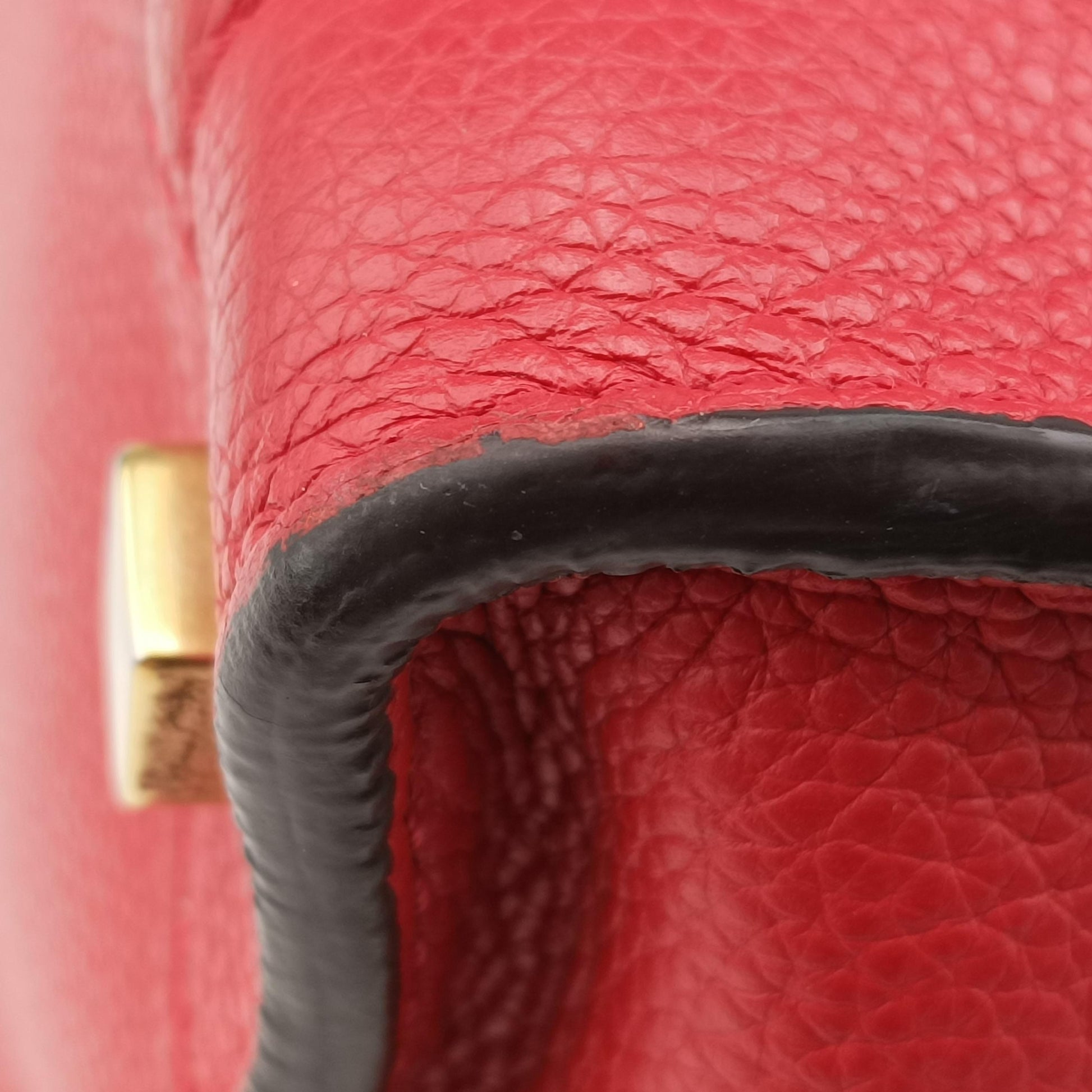 Luggage Micro shopper Red Leather S-CU-0123 S-SA-1102ラゲージマイクロショッパー レッド レザー S-CU-0123 S-SA-1102