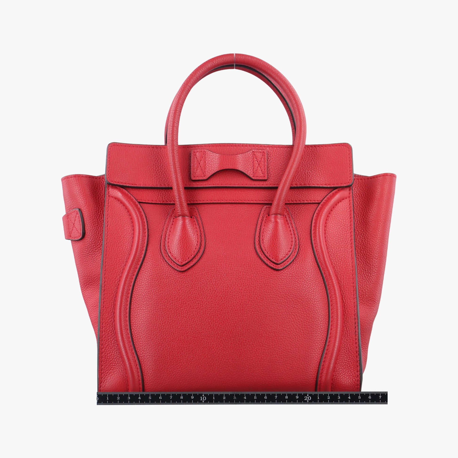 Luggage Micro shopper Red Leather S-CU-0123 S-SA-1102ラゲージマイクロショッパー レッド レザー S-CU-0123 S-SA-1102