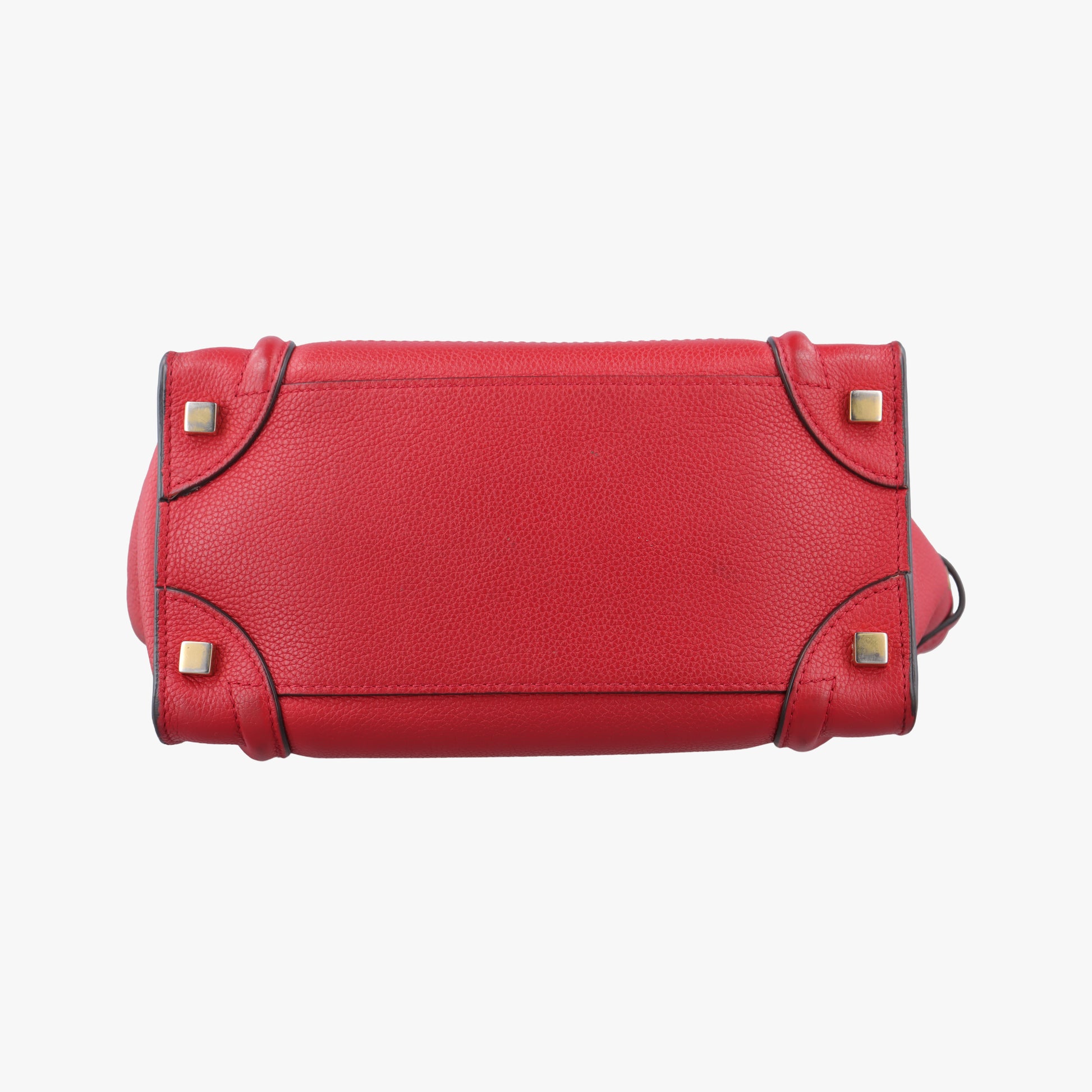 Luggage Micro shopper Red Leather S-CU-0123 S-SA-1102ラゲージマイクロショッパー レッド レザー S-CU-0123 S-SA-1102