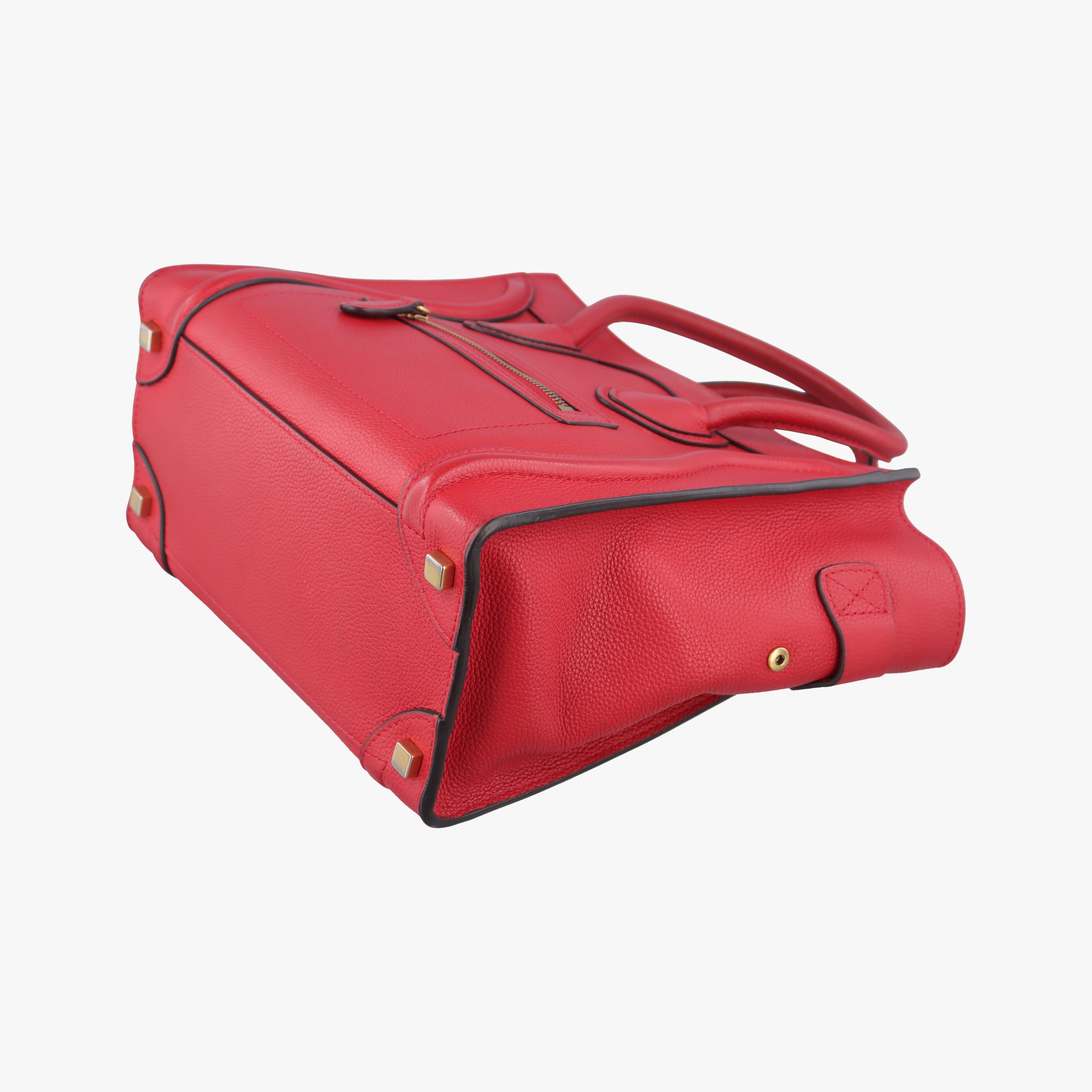 Luggage Micro shopper Red Leather S-CU-0123 S-SA-1102ラゲージマイクロショッパー レッド レザー S-CU-0123 S-SA-1102