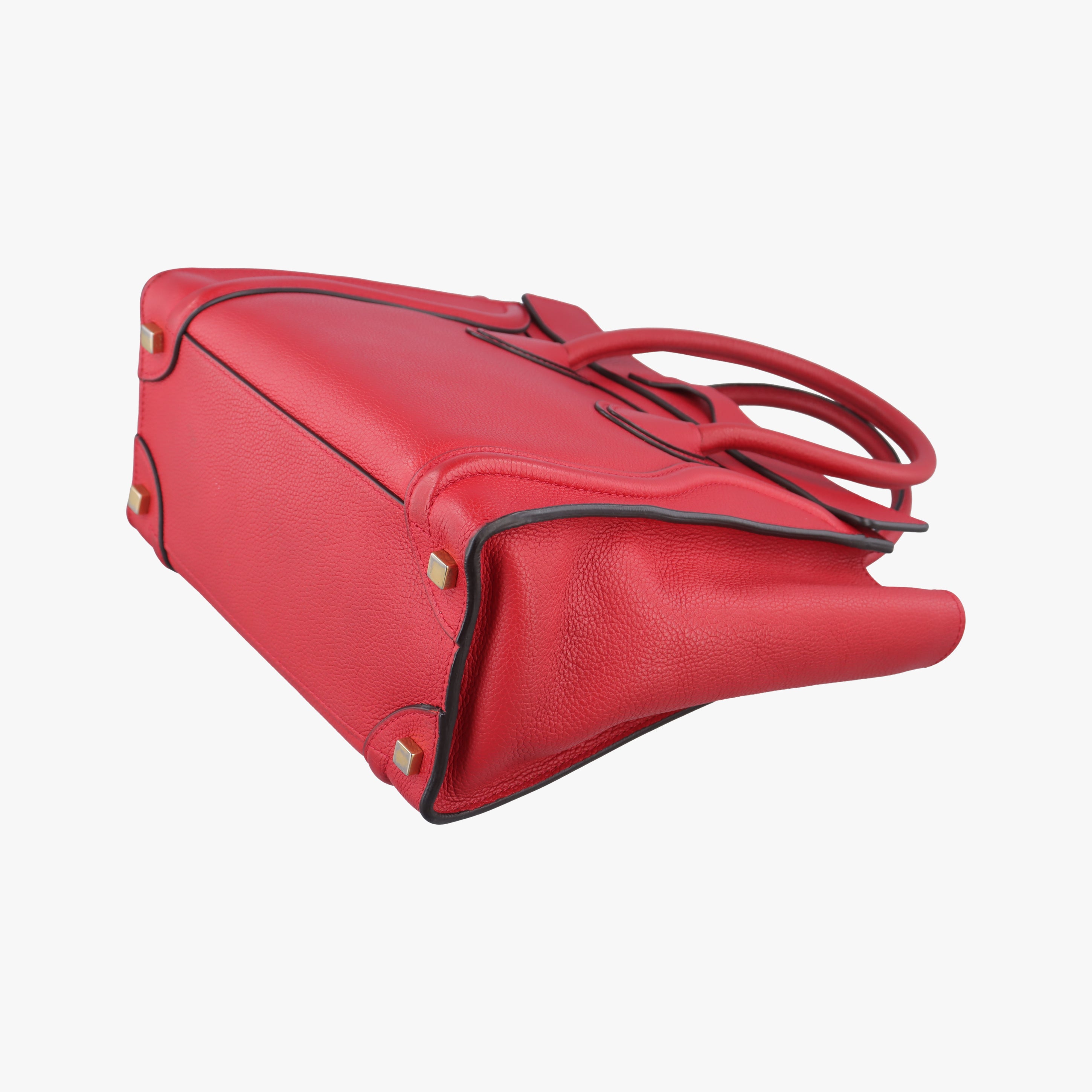 Luggage Micro shopper Red Leather S-CU-0123 S-SA-1102ラゲージマイクロショッパー レッド レザー S-CU-0123 S-SA-1102