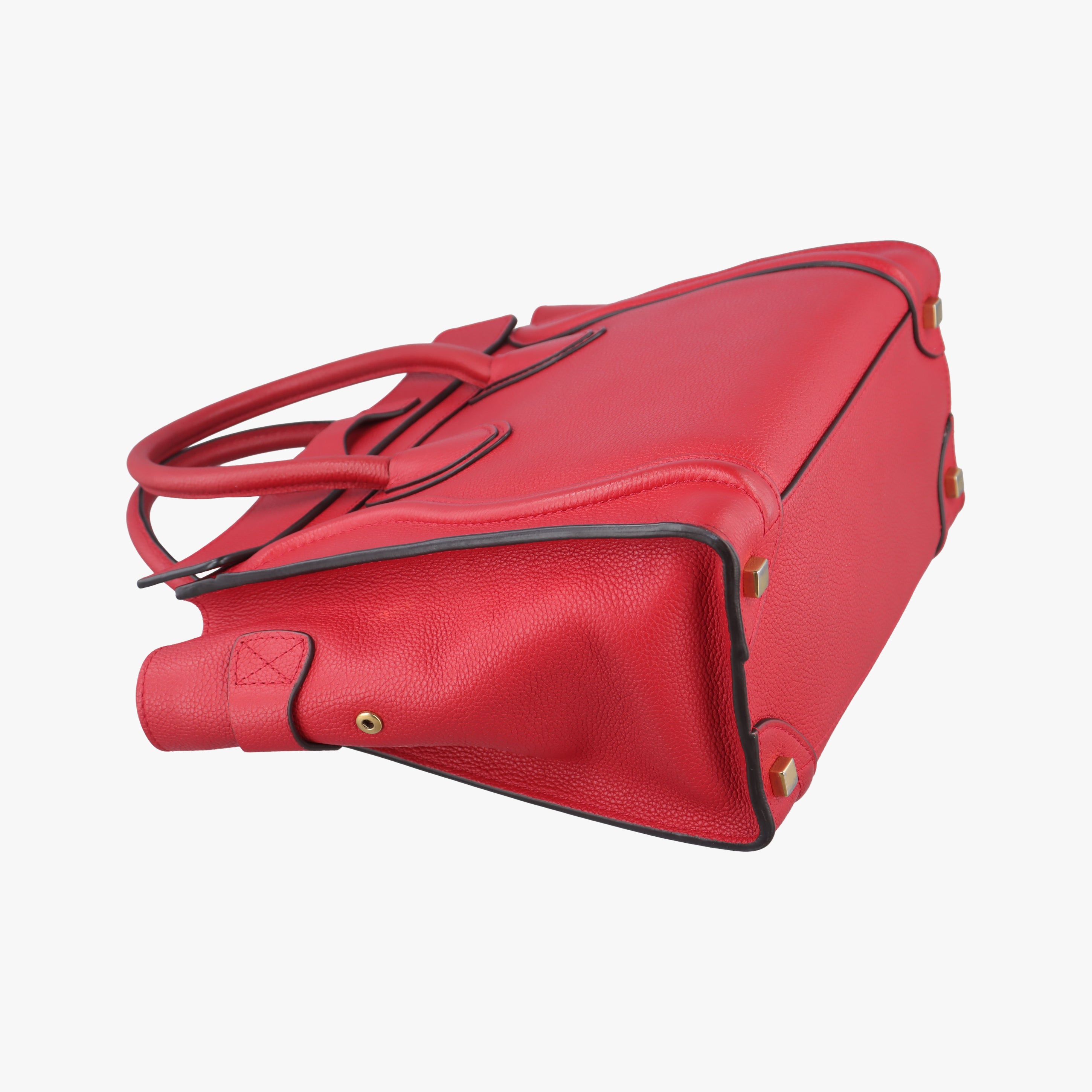 Luggage Micro shopper Red Leather S-CU-0123 S-SA-1102ラゲージマイクロショッパー レッド レザー S-CU-0123 S-SA-1102