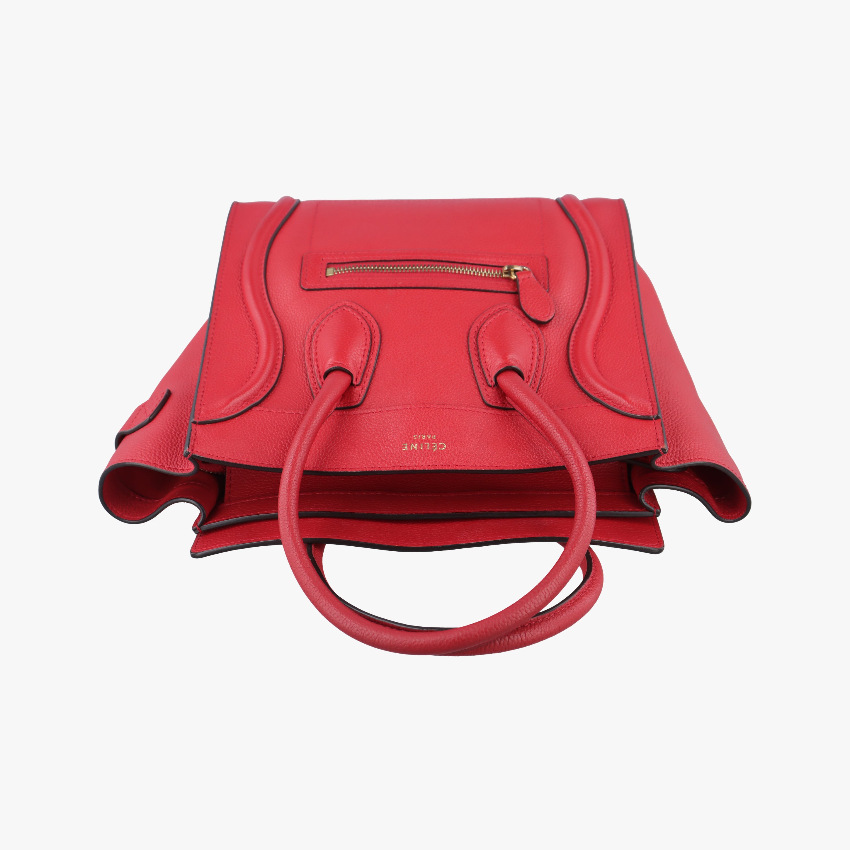 Luggage Micro shopper Red Leather S-CU-0123 S-SA-1102ラゲージマイクロショッパー レッド レザー S-CU-0123 S-SA-1102