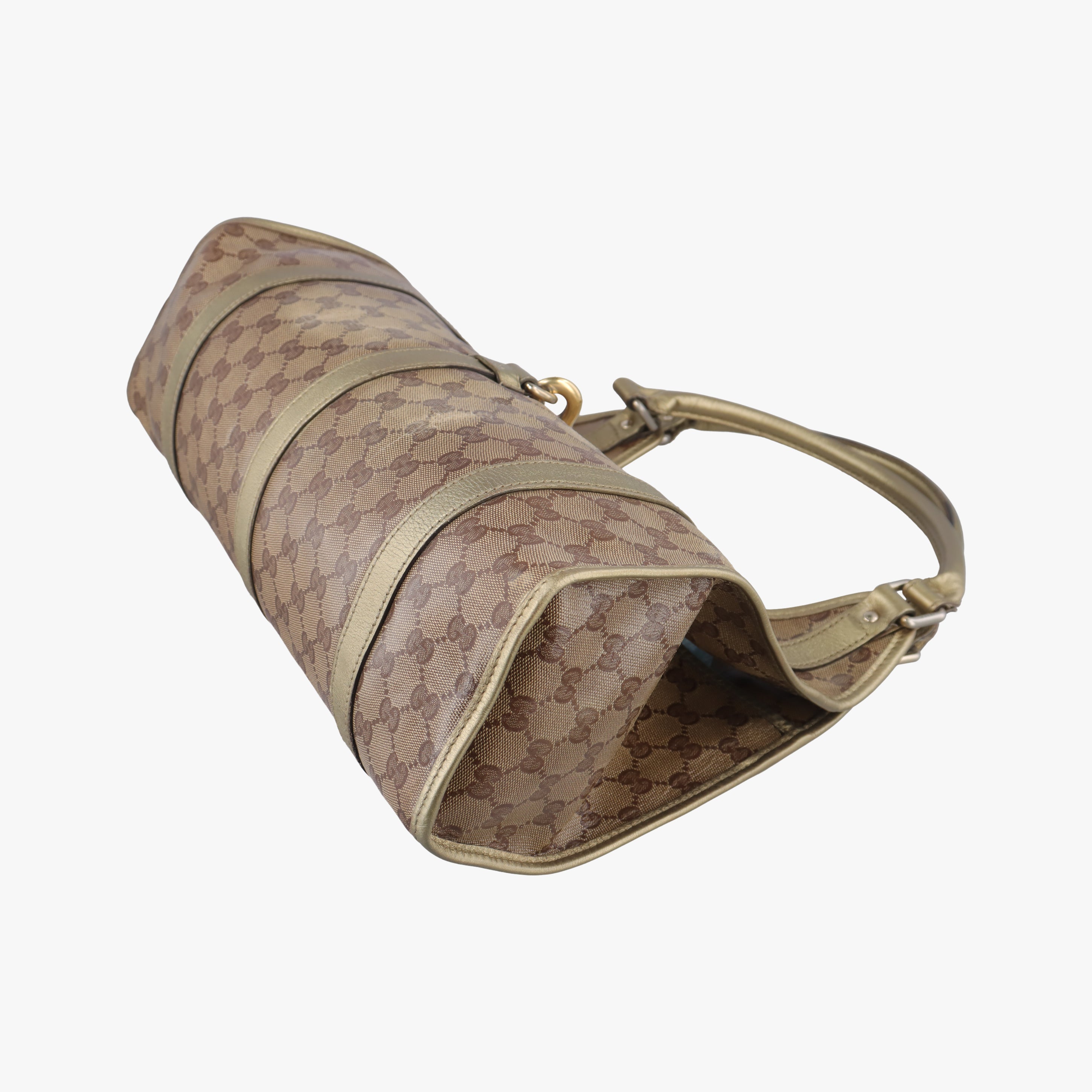 GG Crystal Brown PVC coated canvas 203494 H3708747ジージークリスタル ブラウン PVCコーティングキャンバス 203494 H3708747