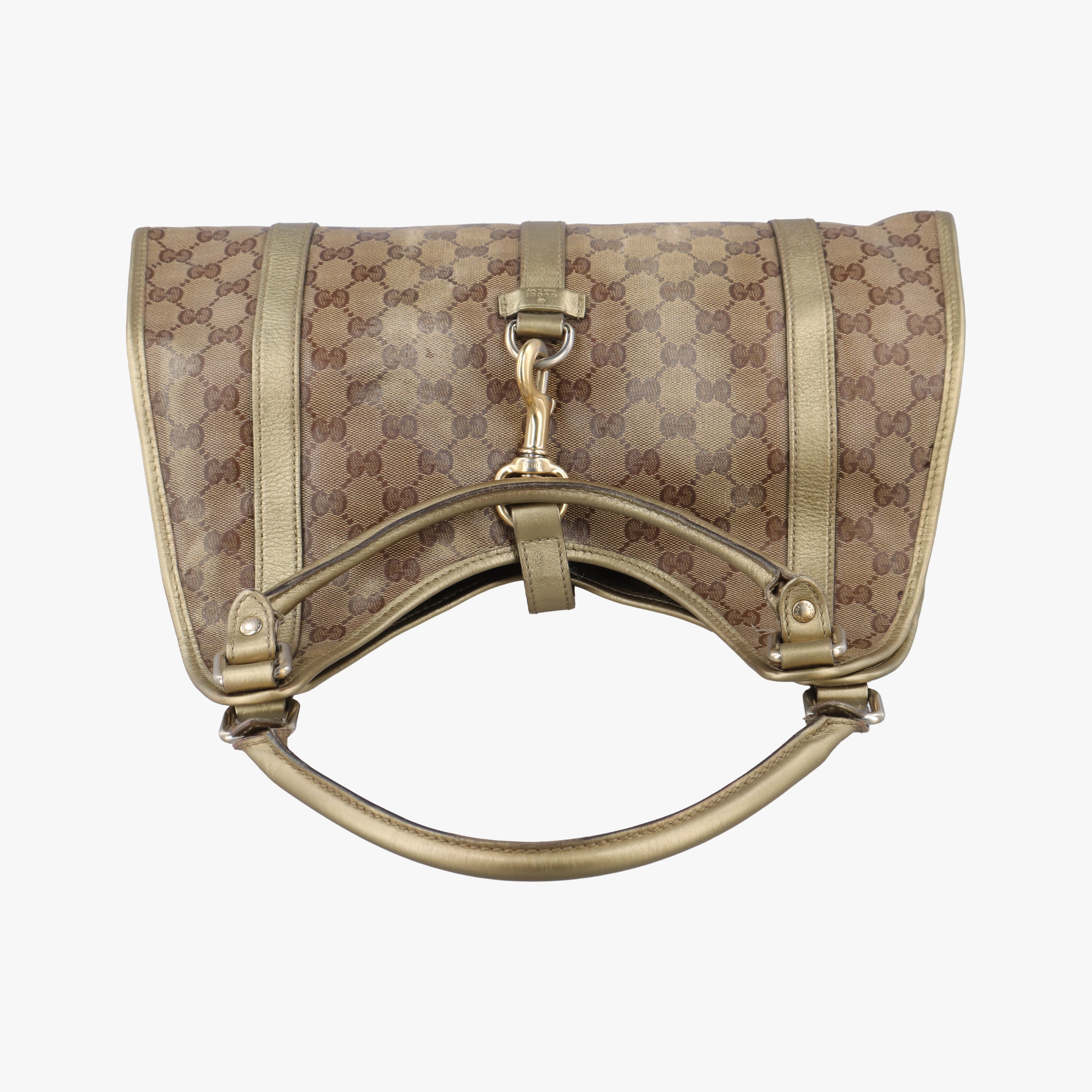 GG Crystal Brown PVC coated canvas 203494 H3708747ジージークリスタル ブラウン PVCコーティングキャンバス 203494 H3708747