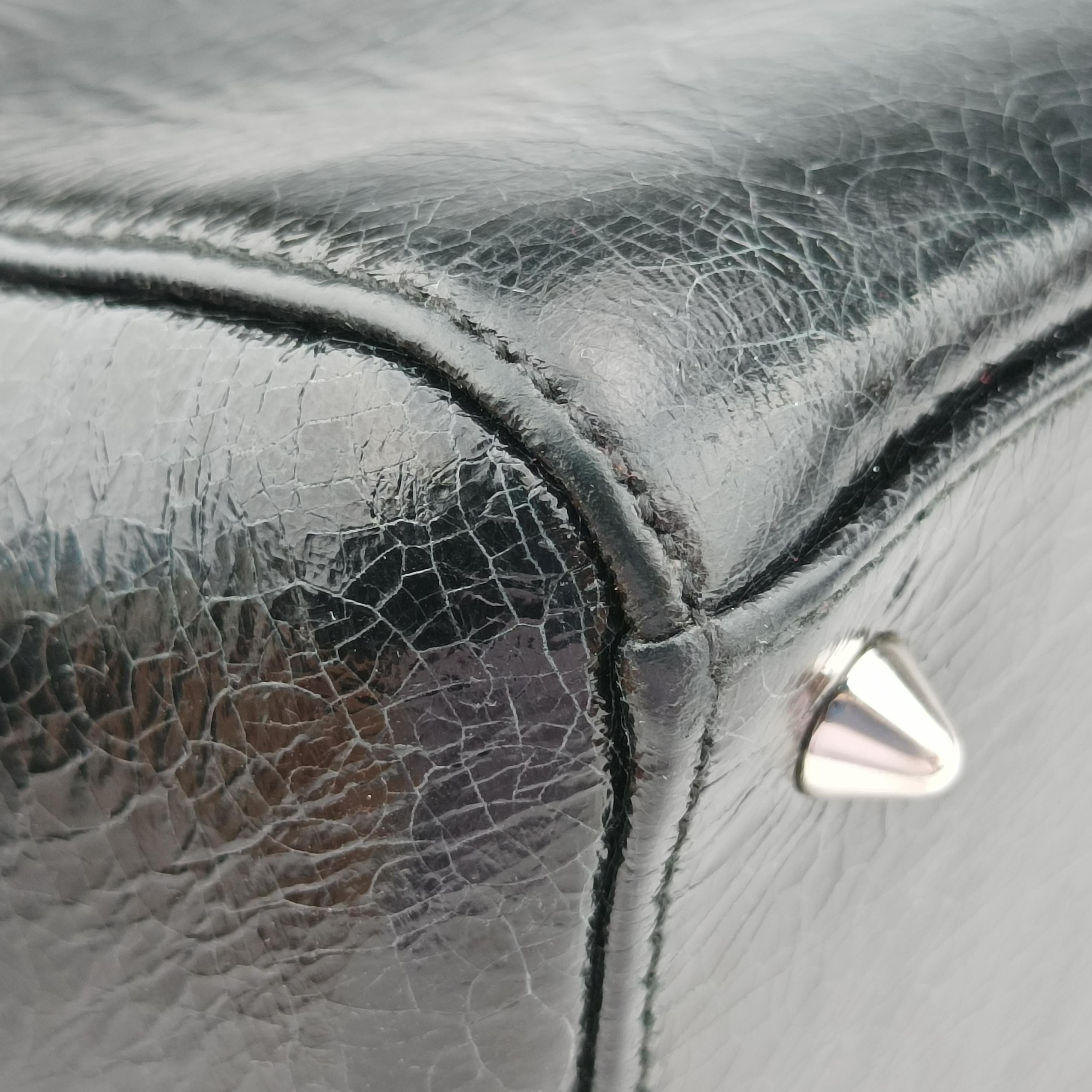 Swan Lady Dior Mini Black×White Leather 32-MA-0146スワン レディディオール ミニ ブラック×ホワイト レザー 32-MA-0146