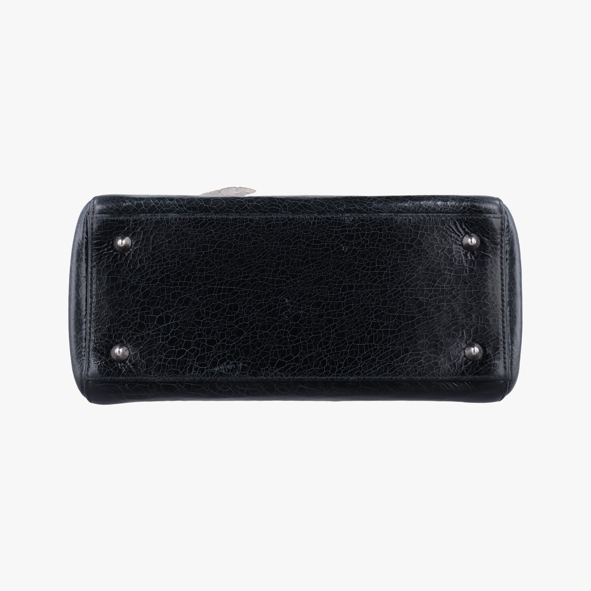 Swan Lady Dior Mini Black×White Leather 32-MA-0146スワン レディディオール ミニ ブラック×ホワイト レザー 32-MA-0146