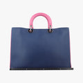 Diorissimo Navy x Pink Leather 09-MA-1104ディオリッシモ ネイビー×ピンク レザー 09-MA-1104