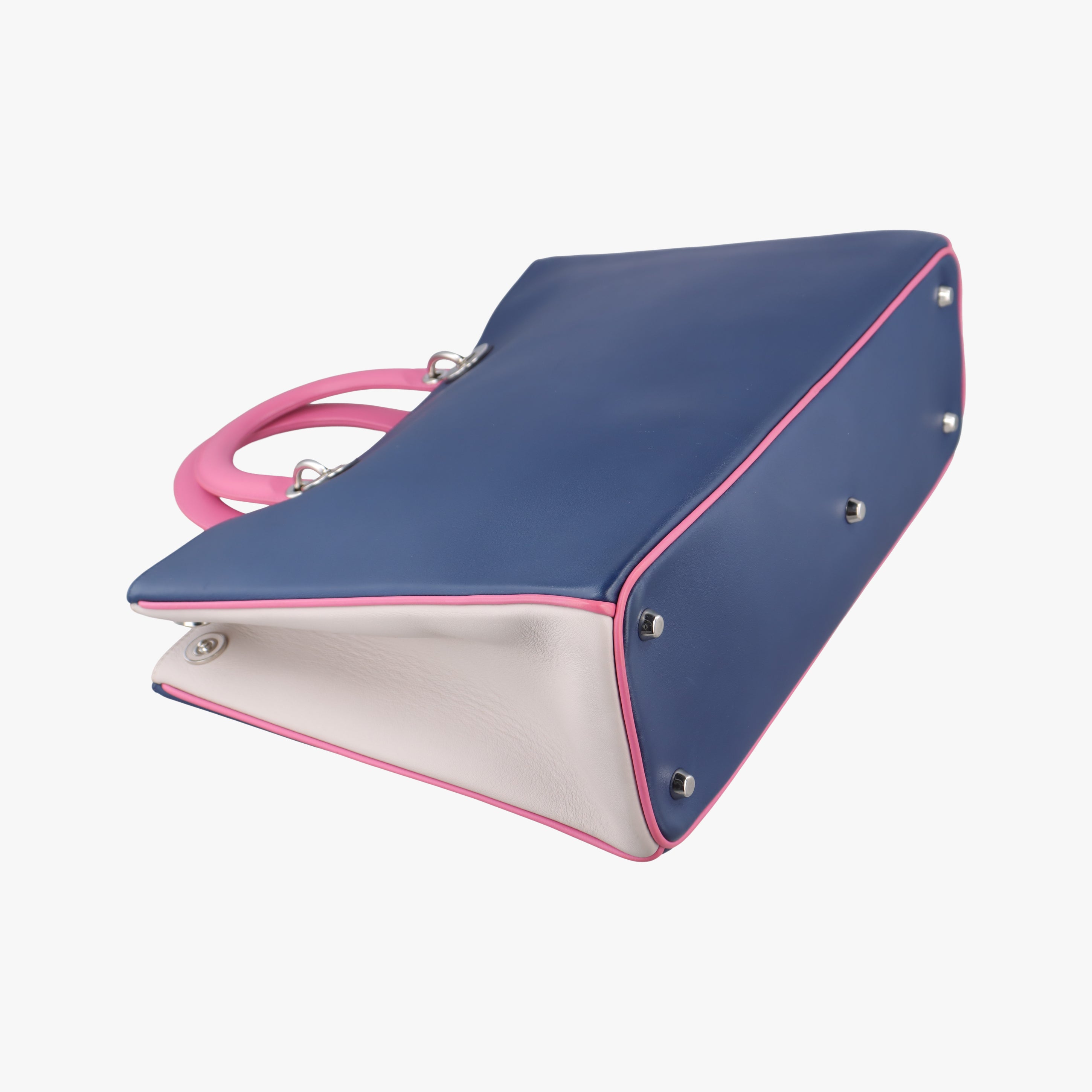 Diorissimo Navy x Pink Leather 09-MA-1104ディオリッシモ ネイビー×ピンク レザー 09-MA-1104