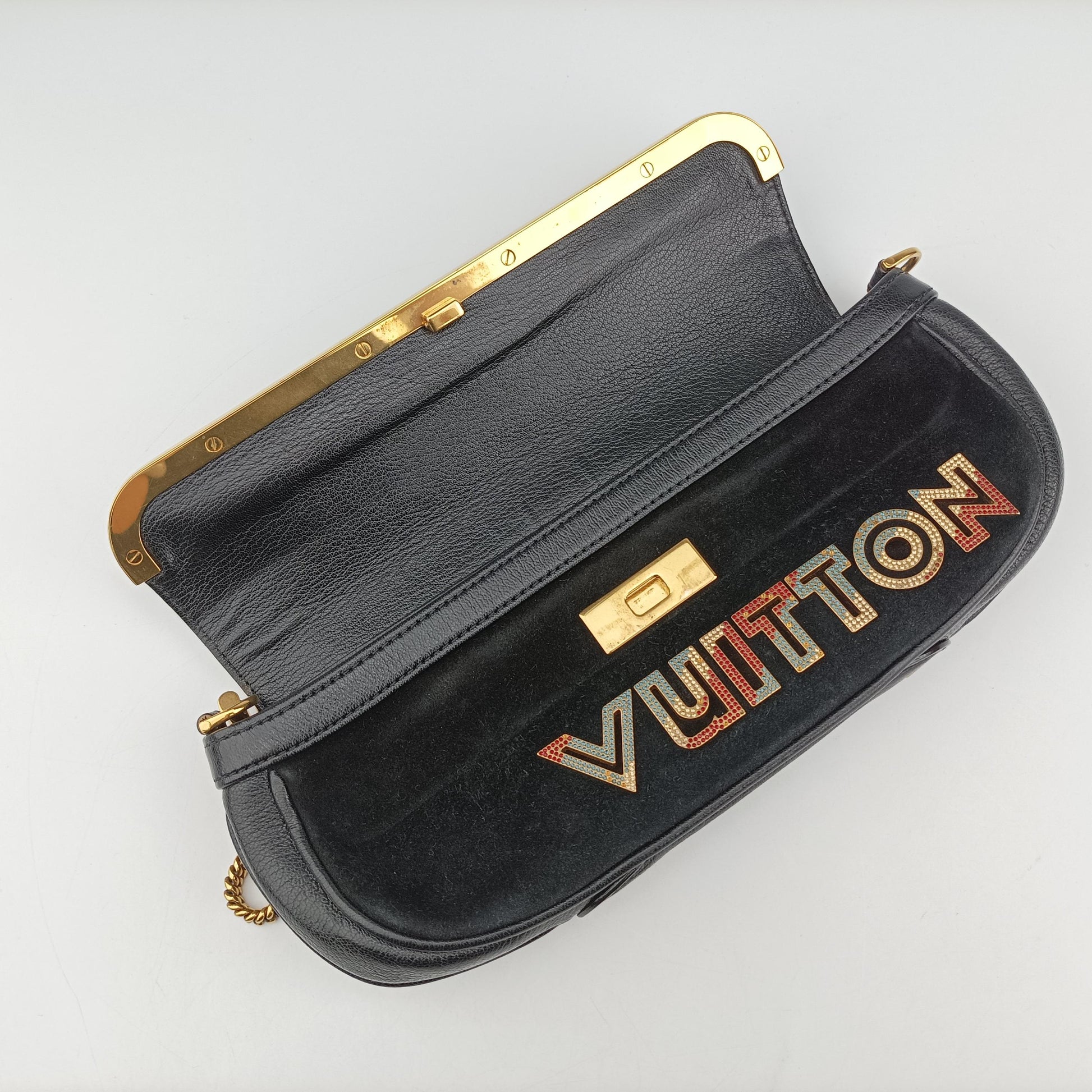 Avant Garde Art Deco Black Suede × leather FO1101アバン ギャルド アール デコ ブラック スエード×レザー FO1101