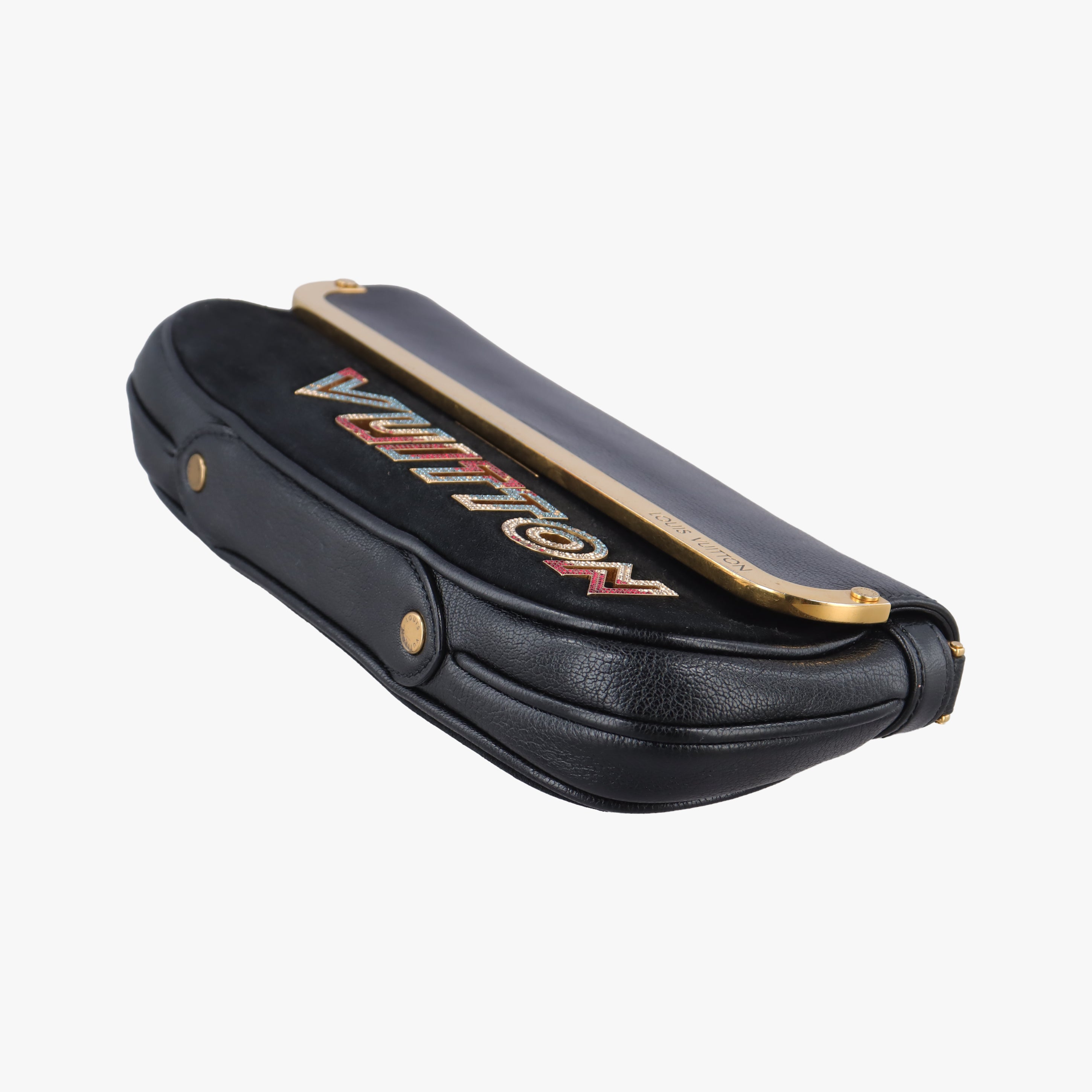 Avant Garde Art Deco Black Suede × leather FO1101アバン ギャルド アール デコ ブラック スエード×レザー FO1101