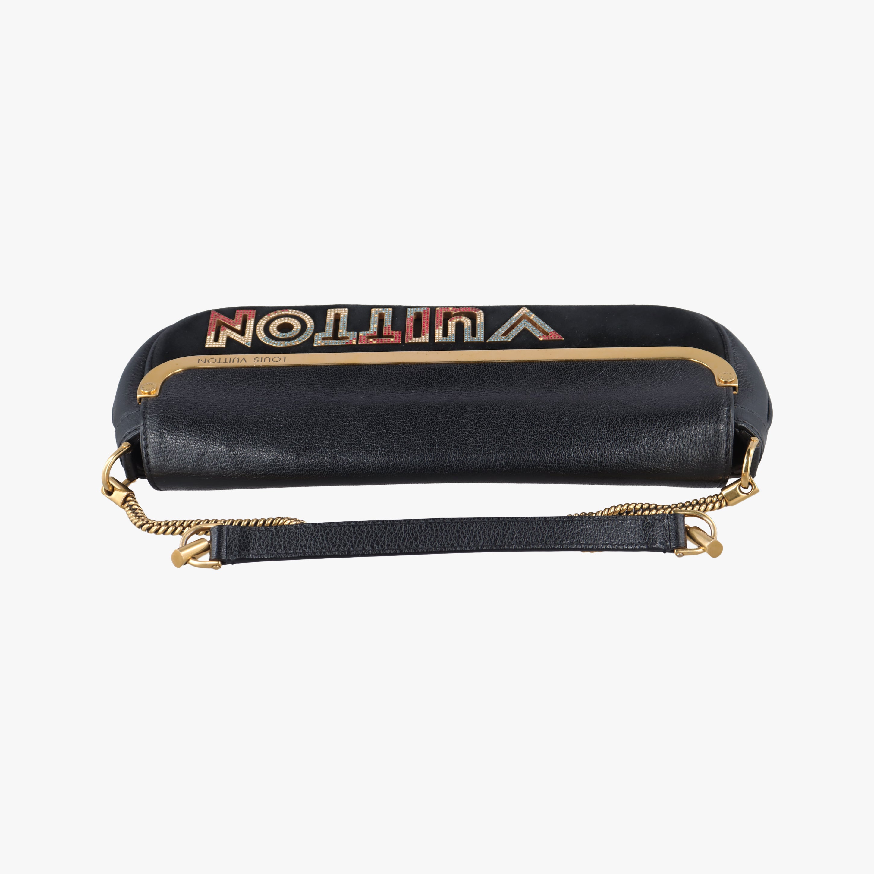 Avant Garde Art Deco Black Suede × leather FO1101アバン ギャルド アール デコ ブラック スエード×レザー FO1101