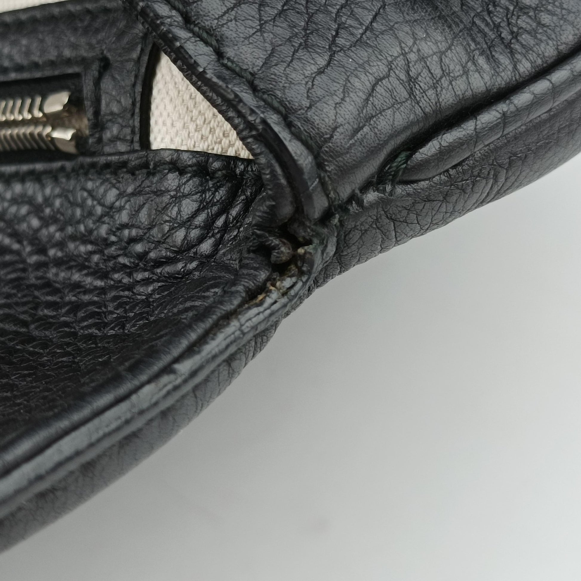 New Bamboo Black Fabric × leather 240241 B6534741ニューバンブー ブラック ファブリック×レザー 240241 B6534741