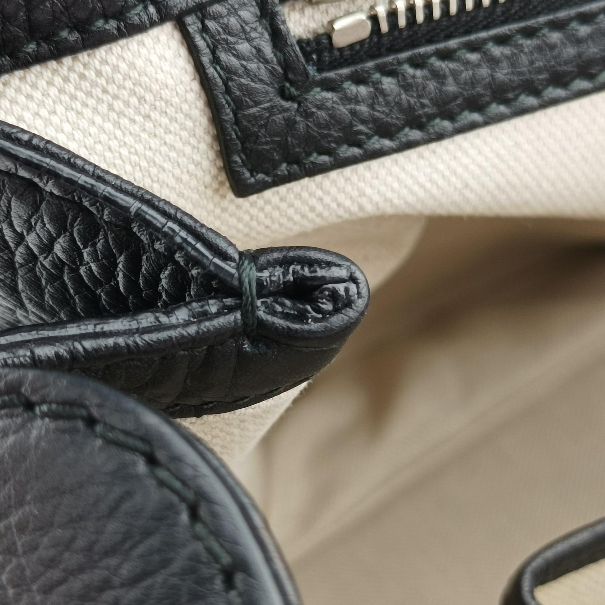 New Bamboo Black Fabric × leather 240241 B6534741ニューバンブー ブラック ファブリック×レザー 240241 B6534741