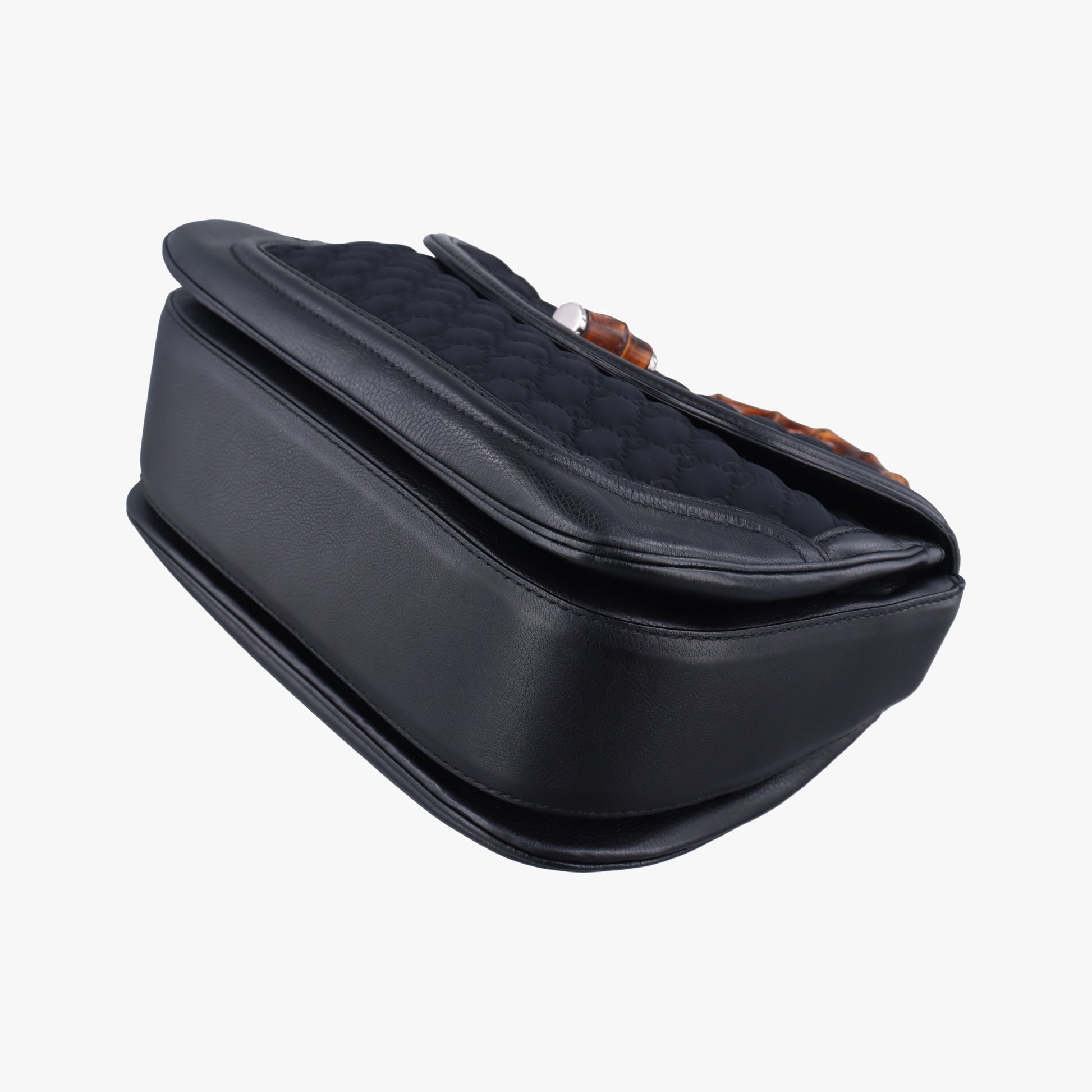 New Bamboo Black Fabric × leather 240241 B6534741ニューバンブー ブラック ファブリック×レザー 240241 B6534741