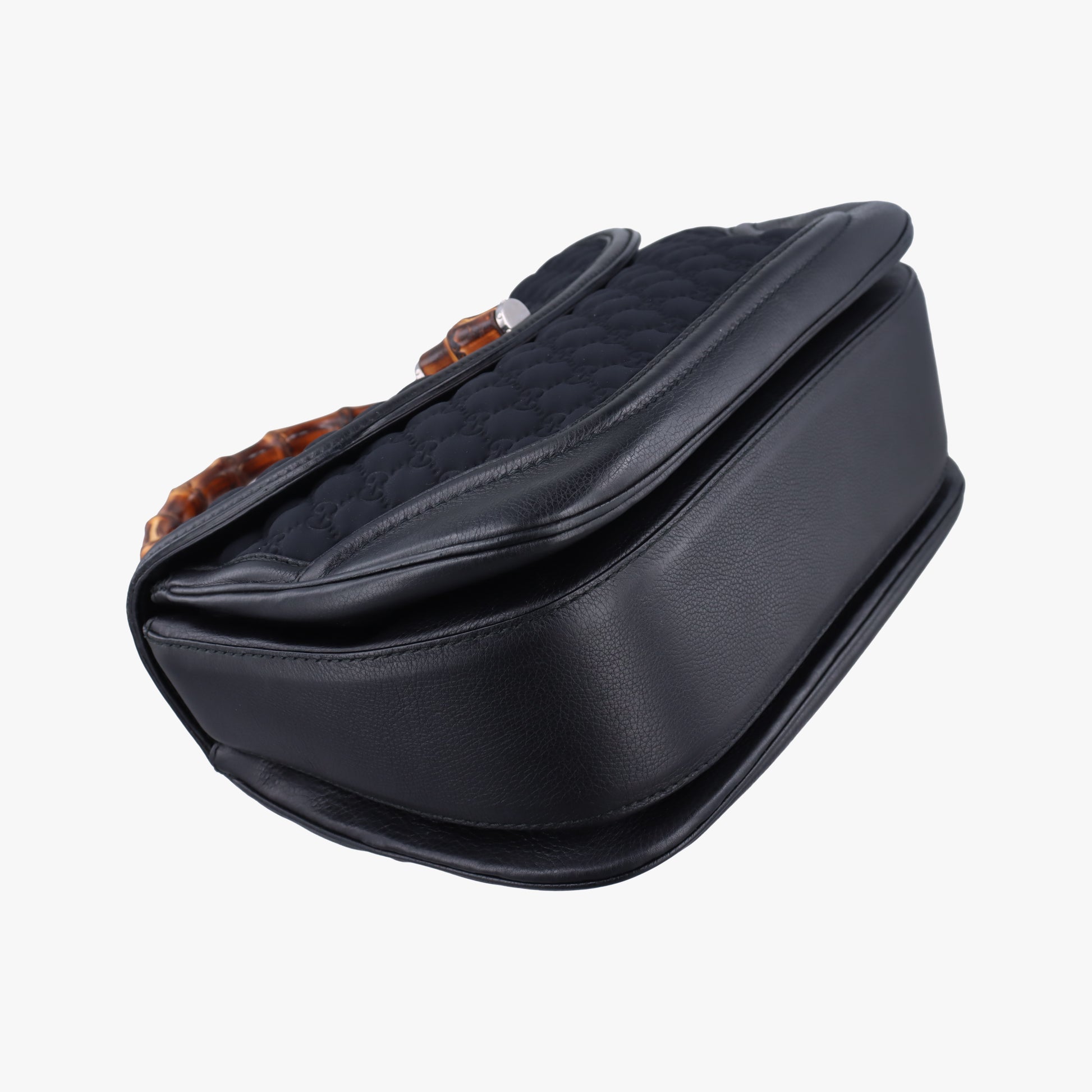 New Bamboo Black Fabric × leather 240241 B6534741ニューバンブー ブラック ファブリック×レザー 240241 B6534741