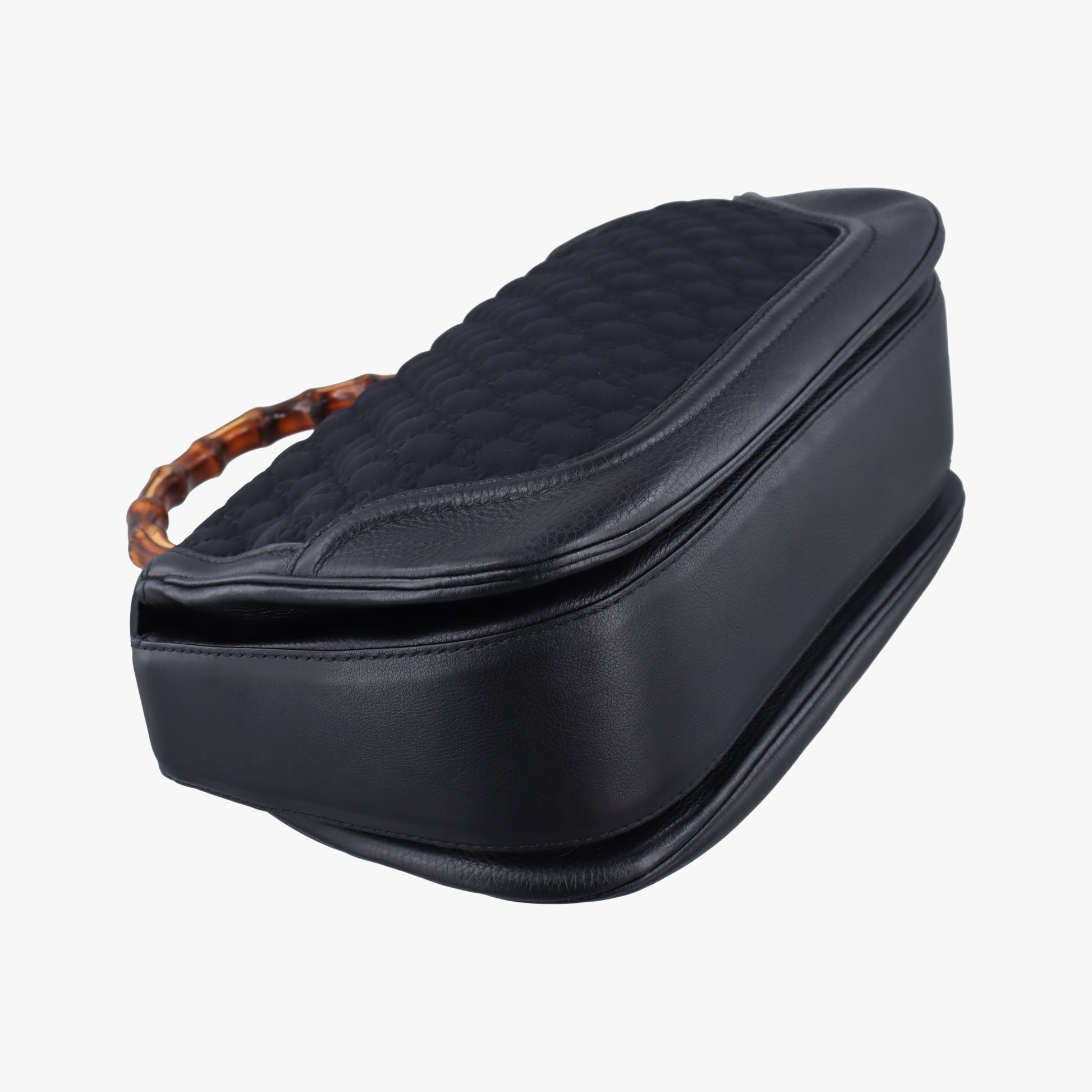 New Bamboo Black Fabric × leather 240241 B6534741ニューバンブー ブラック ファブリック×レザー 240241 B6534741