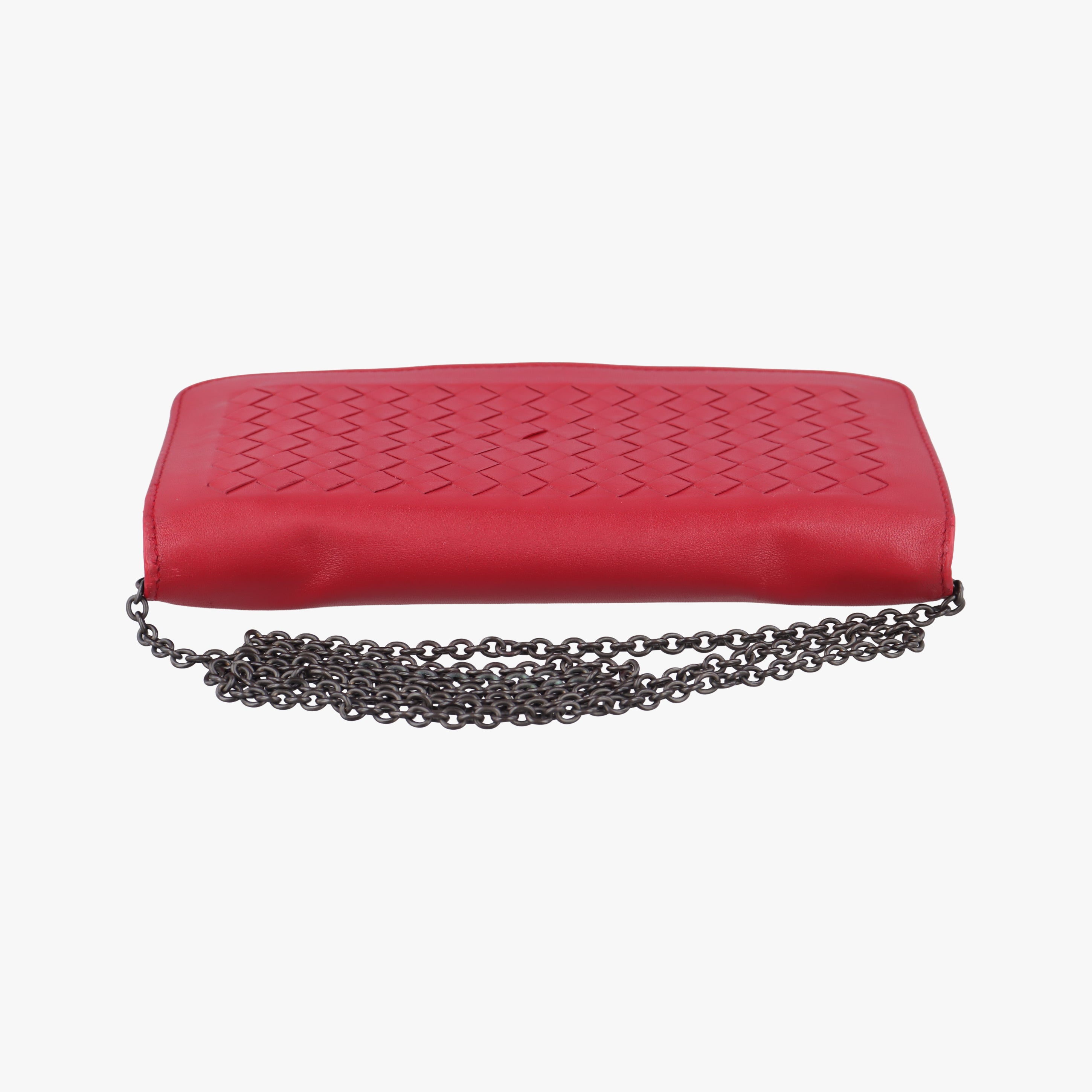 Intrecciato Red lambskin S01176126Pイントレチャート レッド ラムスキン S01176126P