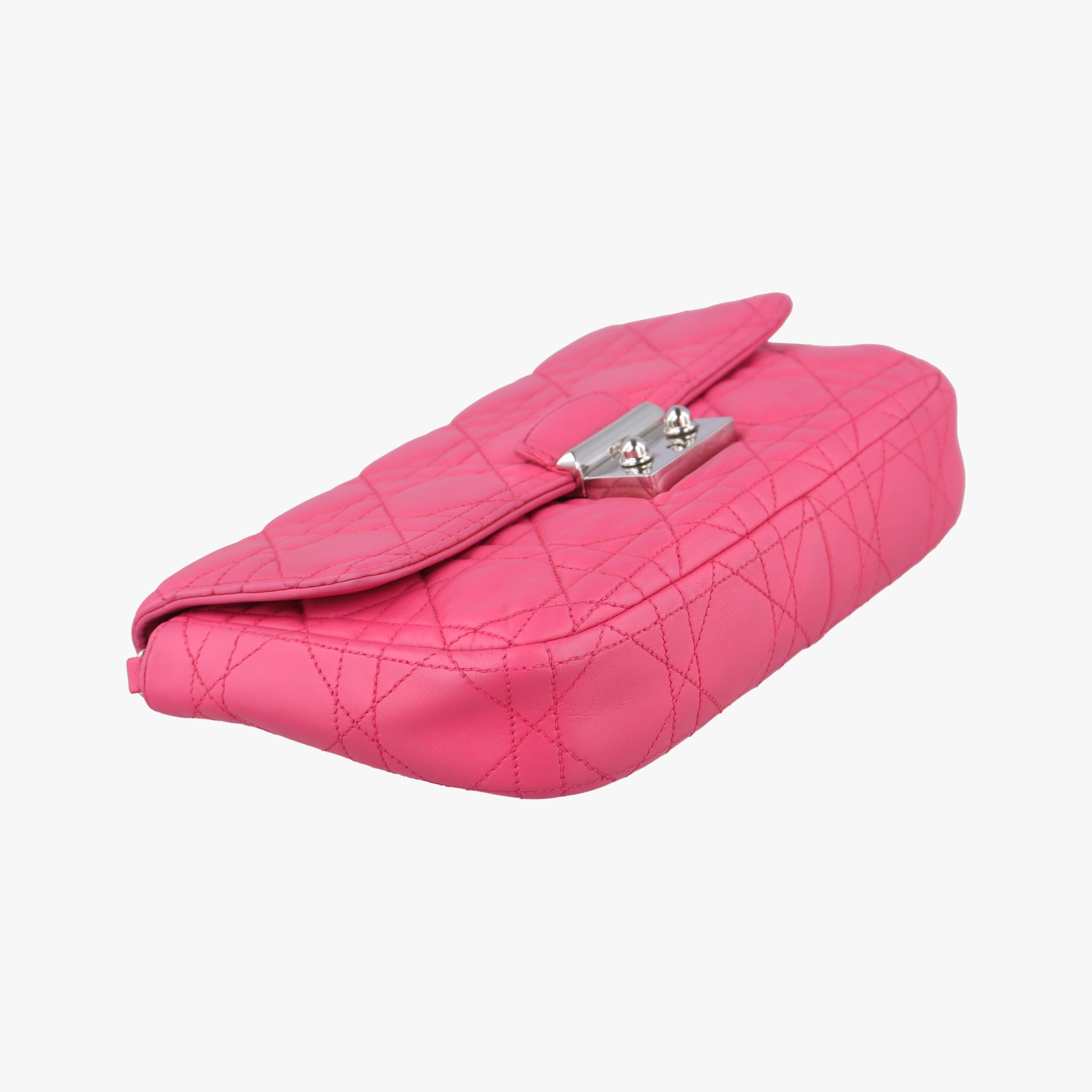 Miss Dior CANNAGE New Lock Pink lambskin 12-MA-0144ミス ディオール カナージュ ニューロック ピンク ラムスキン 12-MA-0144