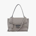 Argilla Glace Studded Top Handle Grey Leather 203アルジラグラッセカルフレザースタッドトップハンドル グレー レザー 203