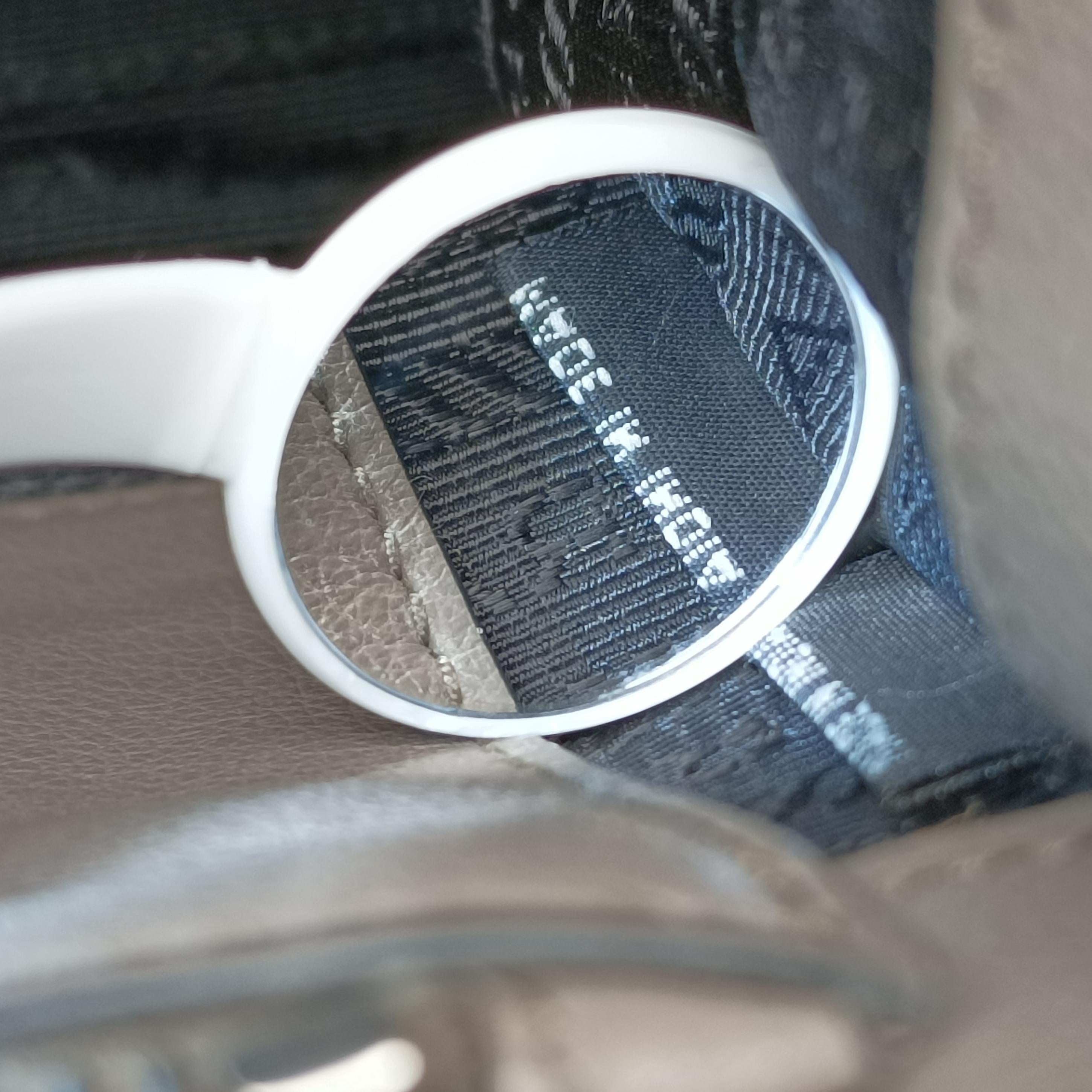 Argilla Glace Studded Top Handle Grey Leather 203アルジラグラッセカルフレザースタッドトップハンドル グレー レザー 203