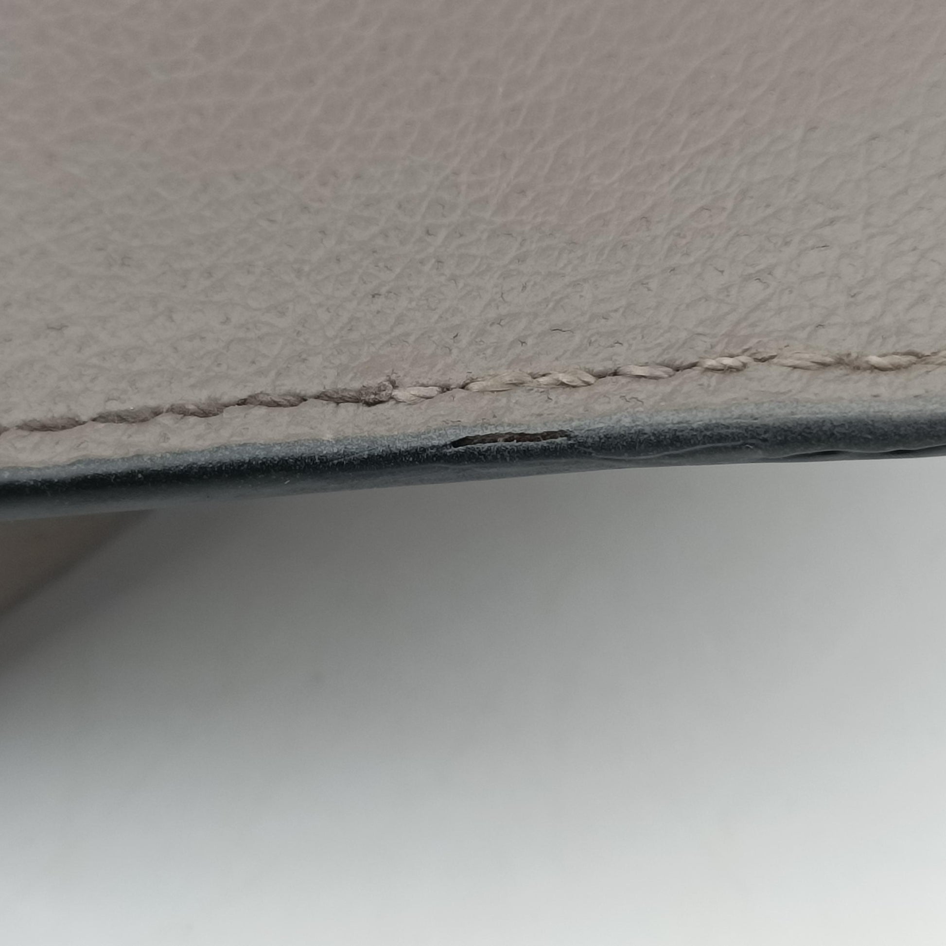 Argilla Glace Studded Top Handle Grey Leather 203アルジラグラッセカルフレザースタッドトップハンドル グレー レザー 203