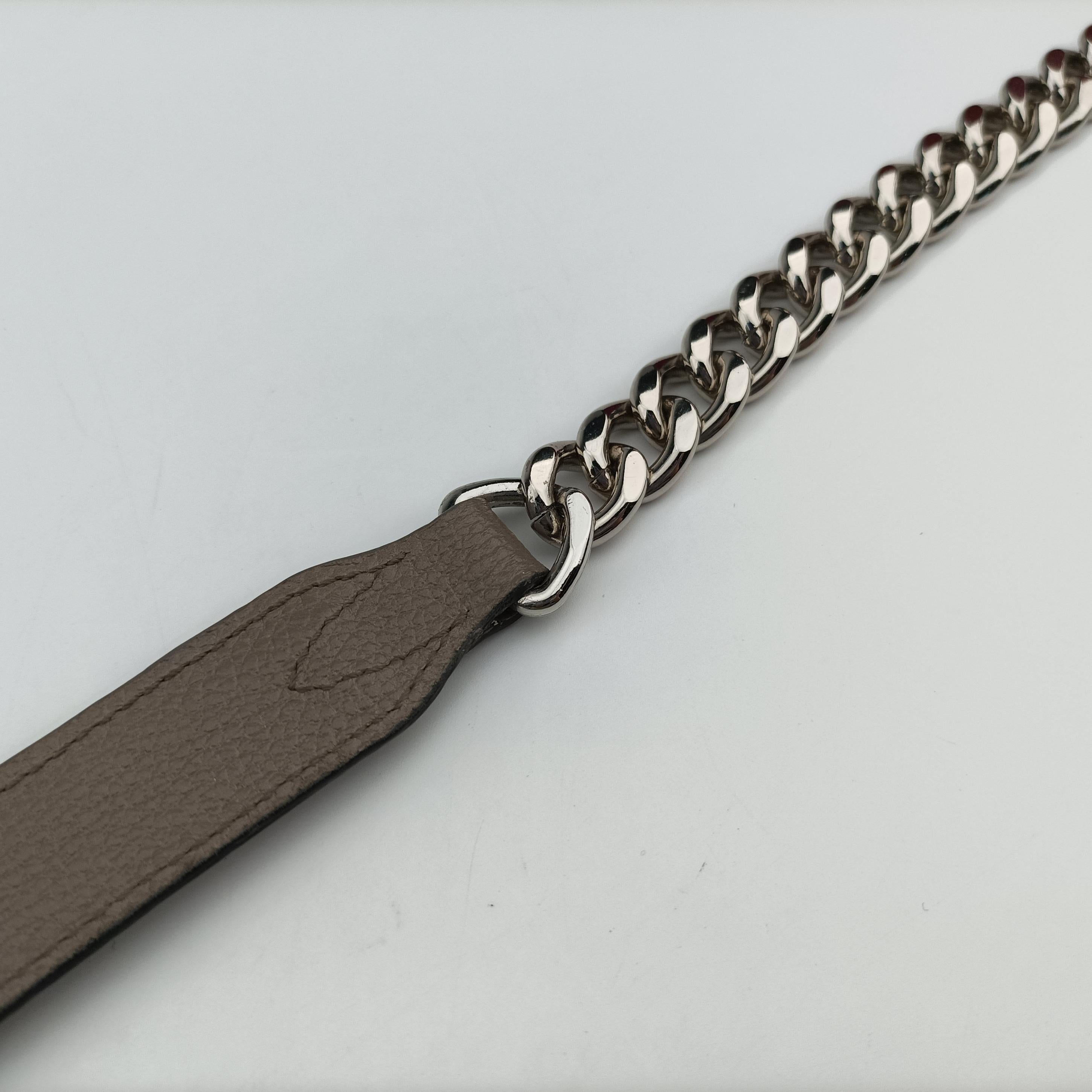 Argilla Glace Studded Top Handle Grey Leather 203アルジラグラッセカルフレザースタッドトップハンドル グレー レザー 203