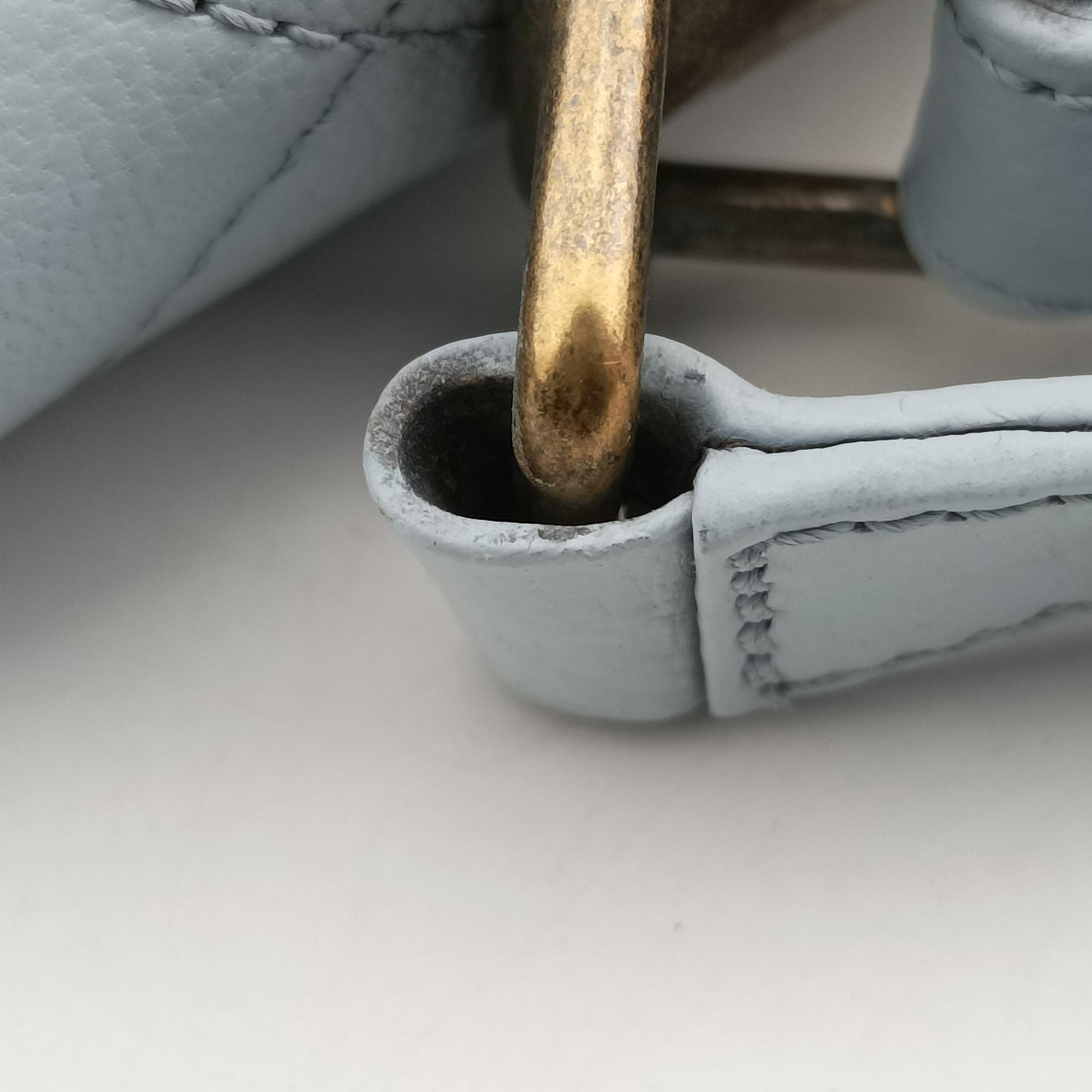 2.55 Rita Matelasse Blue leather A67555 173978952.55マトラッセ ブルー レザー A67555 17397895