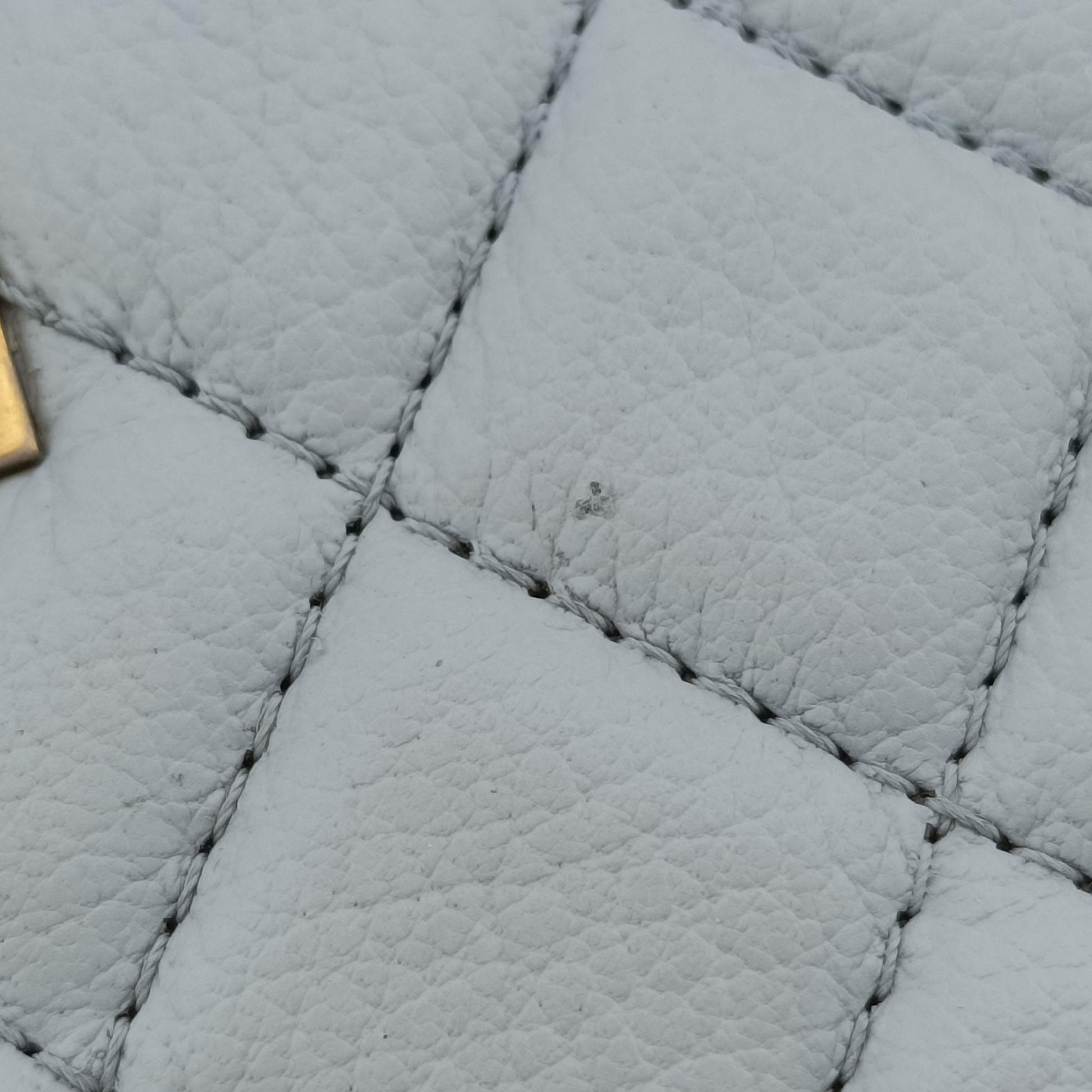 2.55 Rita Matelasse Blue leather A67555 173978952.55マトラッセ ブルー レザー A67555 17397895