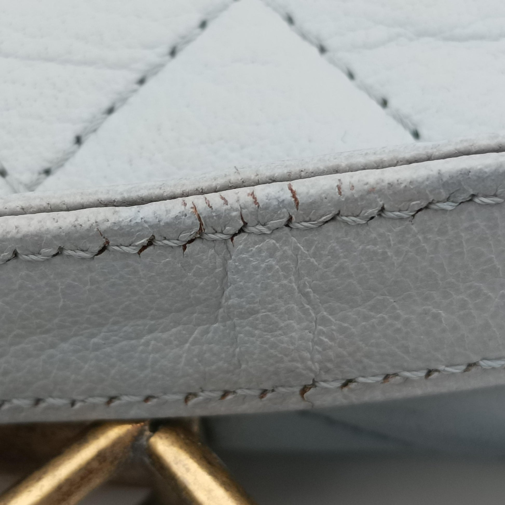 2.55 Rita Matelasse Blue leather A67555 173978952.55マトラッセ ブルー レザー A67555 17397895