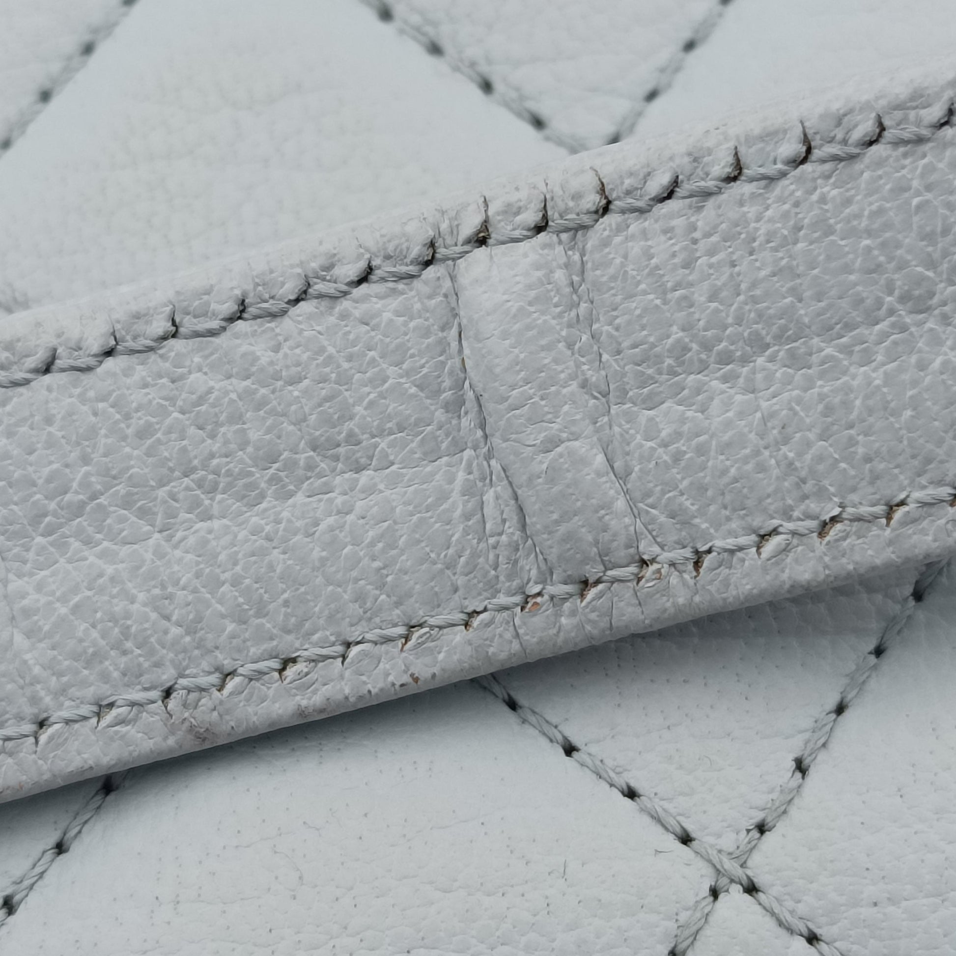 2.55 Rita Matelasse Blue leather A67555 173978952.55マトラッセ ブルー レザー A67555 17397895