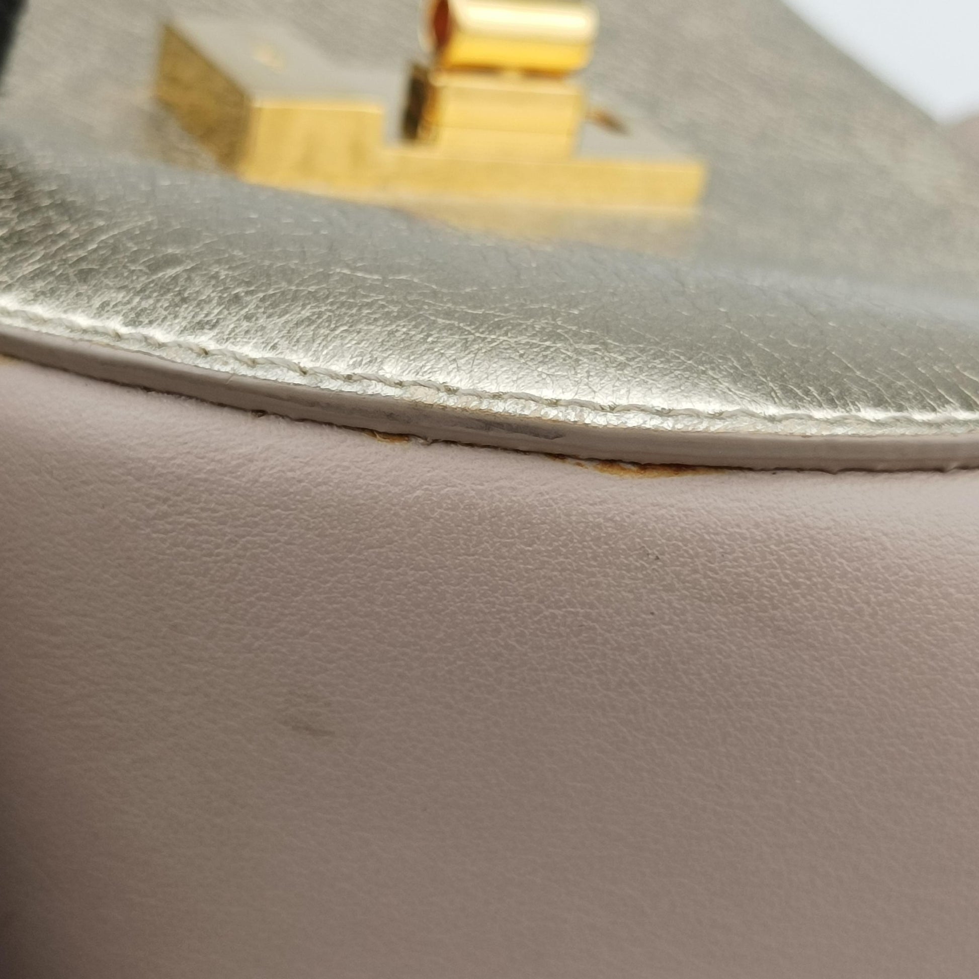 DREW Pink x Gold Leather 02-15-63-65ドリュー ピンク×ゴールド レザー 02-15-63-65