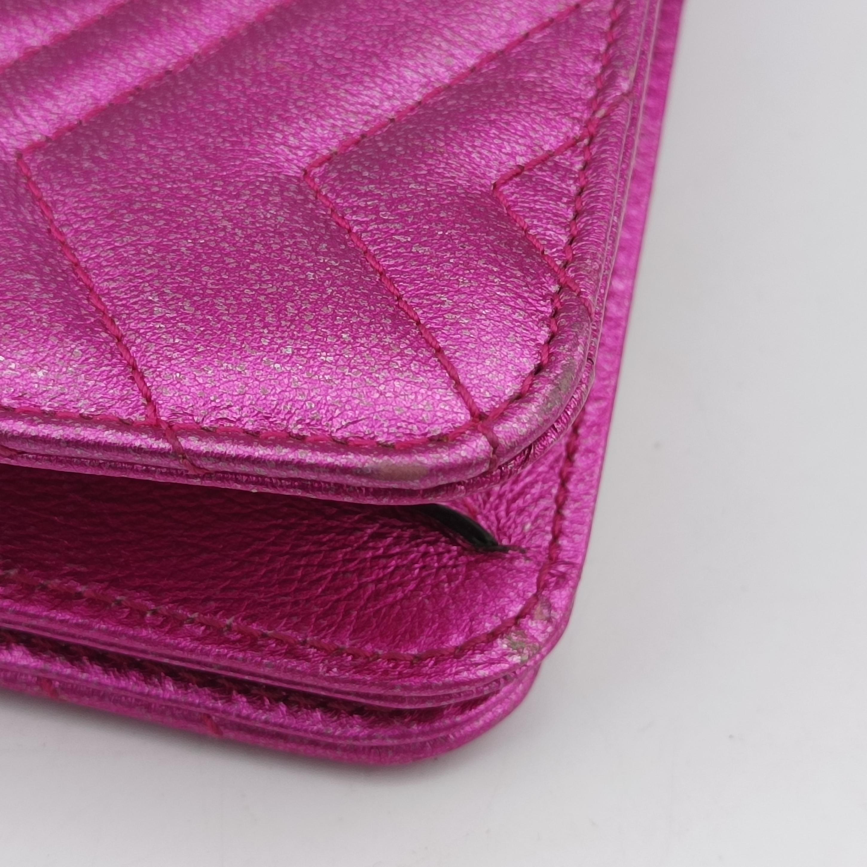 Pochette Heart crystal GG Marmont Pink Leather 549880 ポシェット ハート クリスタル GGマーモント ピンク レザー 549880 