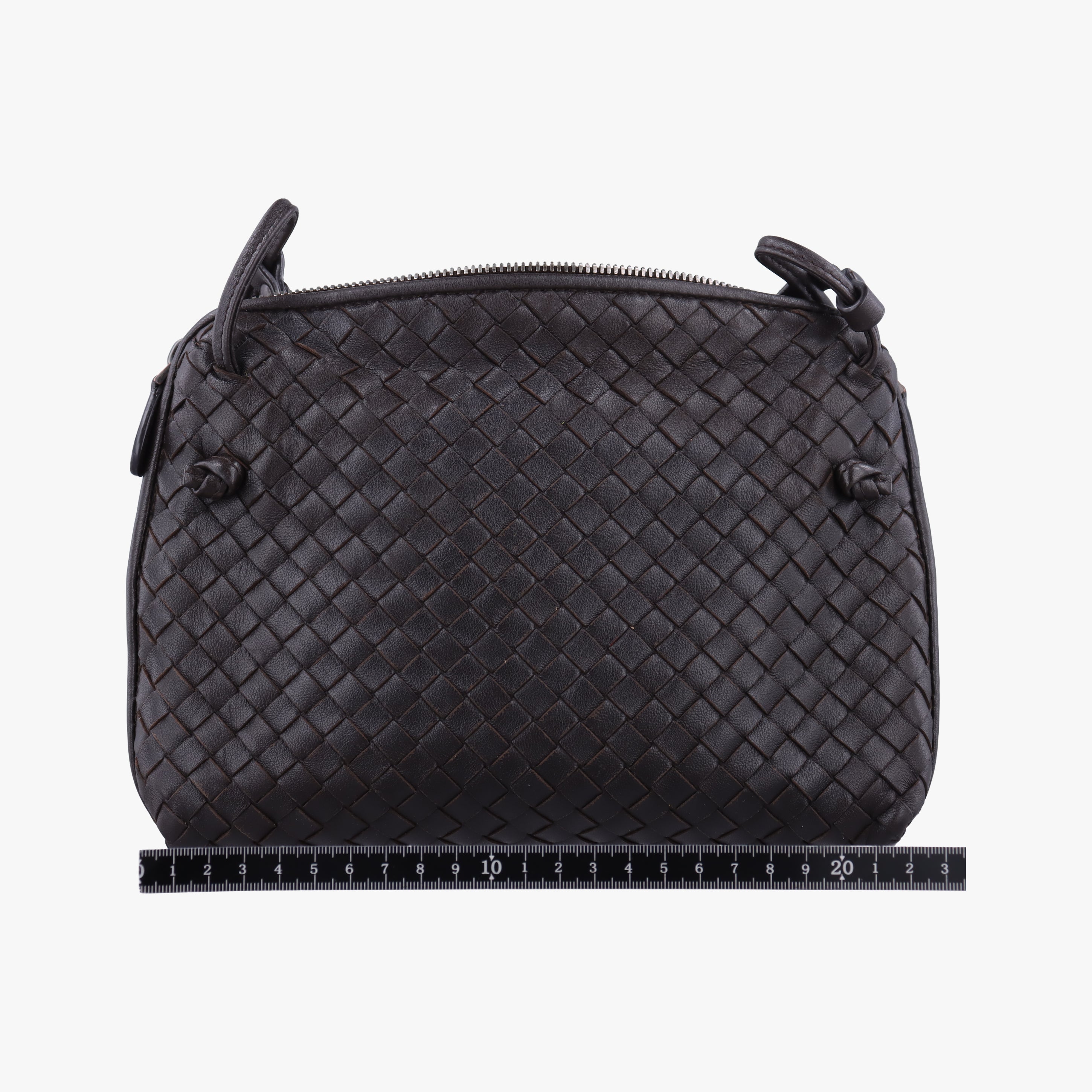 NODINI Intrecciato Brown lambskin B07304029Yノディーニ イントレチャート ブラウン ラムスキン B07304029Y