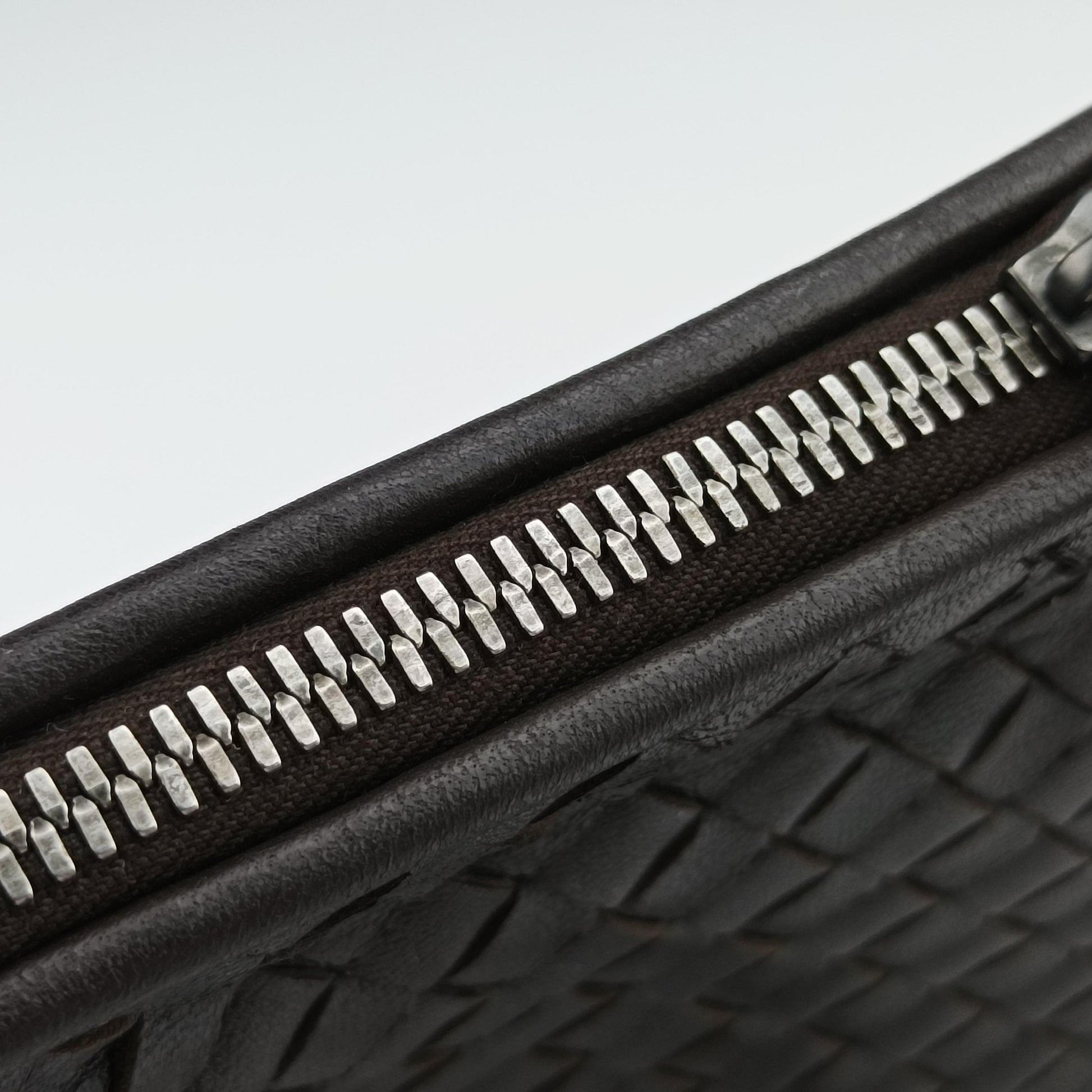 NODINI Intrecciato Brown lambskin B07304029Yノディーニ イントレチャート ブラウン ラムスキン B07304029Y