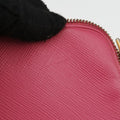 Double Zip pink SAFFIANO Leather 1NF002 7/Tダブルジップ ピンク サフィアーノレザー 1NF002 7/T