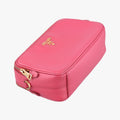 Double Zip pink SAFFIANO Leather 1NF002 7/Tダブルジップ ピンク サフィアーノレザー 1NF002 7/T