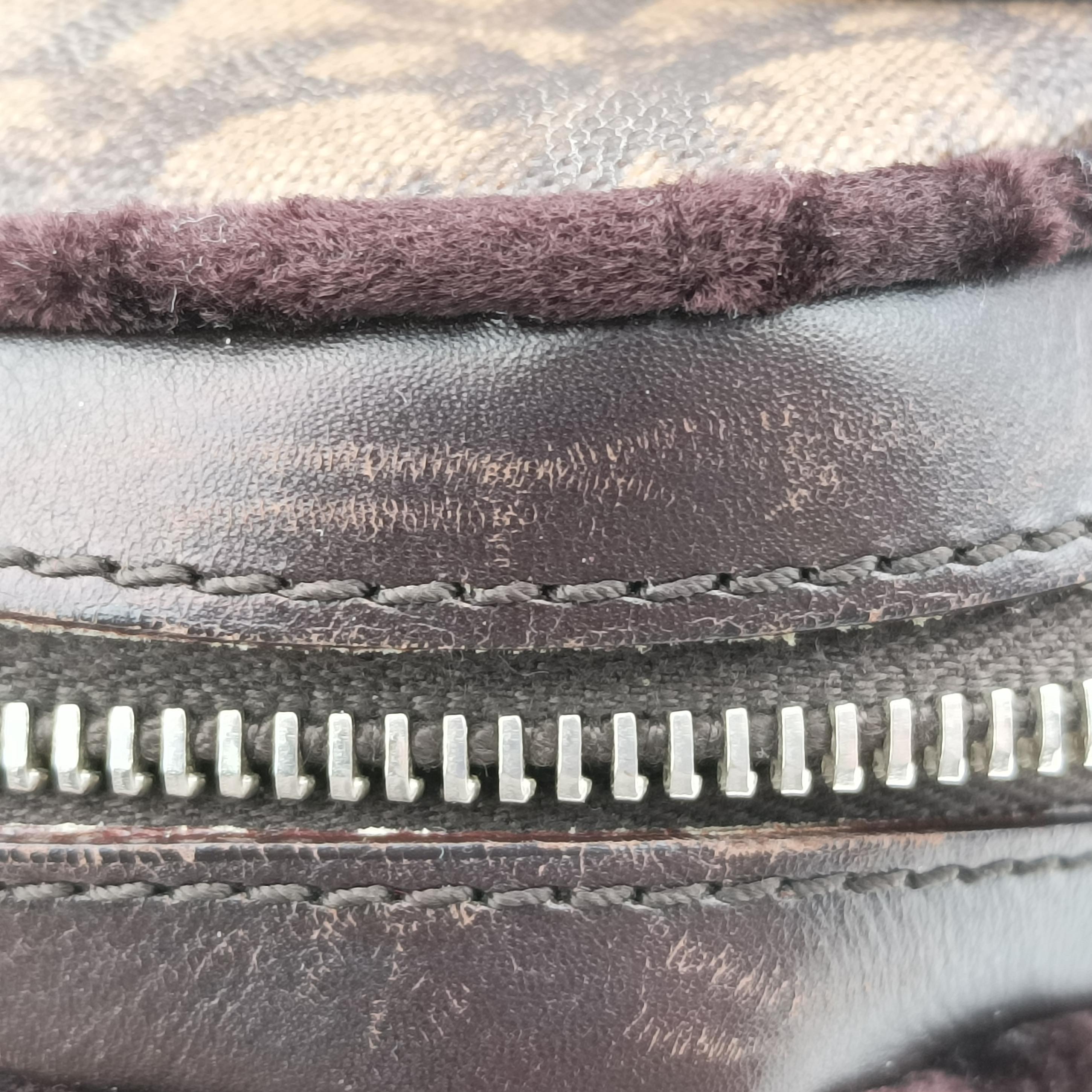 Trotter Brown×Multicolour PVC coated canvas 03-BO-0095トロッター ブラウン×マルチカラー PVCコーティングキャンバス 03-BO-0095