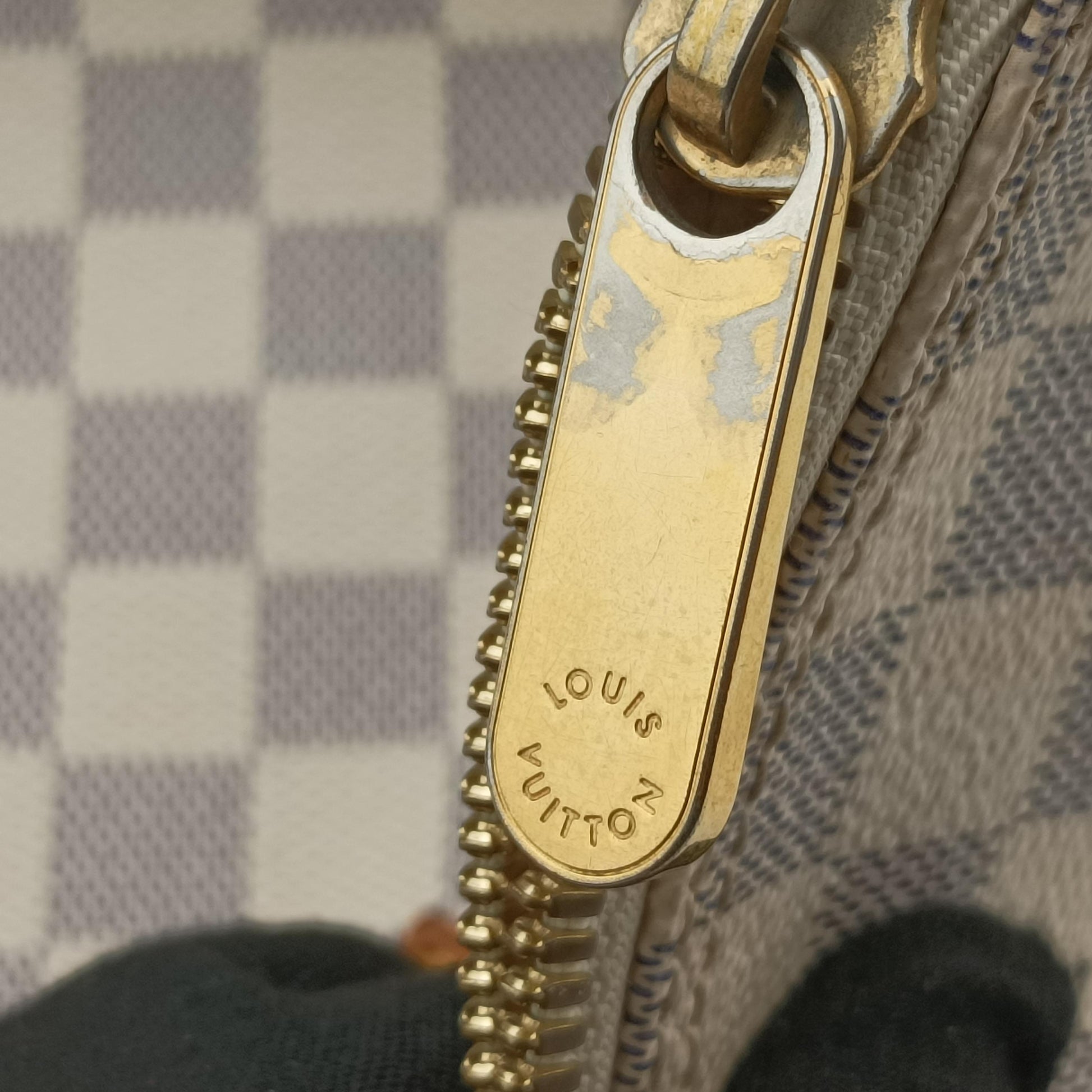 SALEYA MM AZUR Damier Canvas N51185 FL1058サレヤMM アズール ダミエキャンバス N51185 FL1058