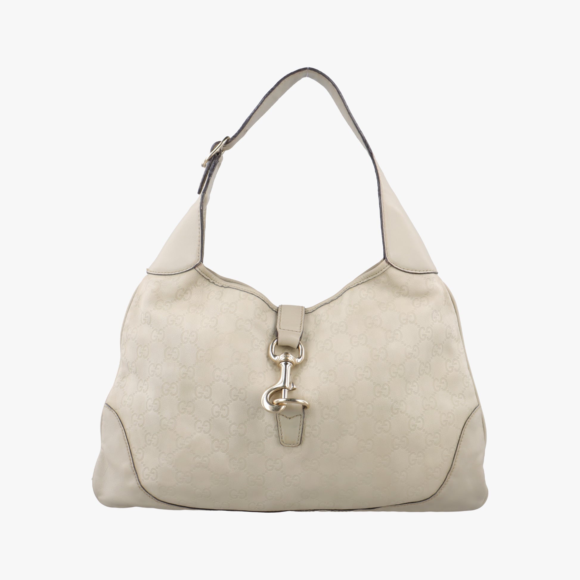 Jackie O Hobo Bouvier Floral White Leather 153029 G1311391フローラ ジャッキー オ ホーボー ホワイト レザー 153029 G1311391