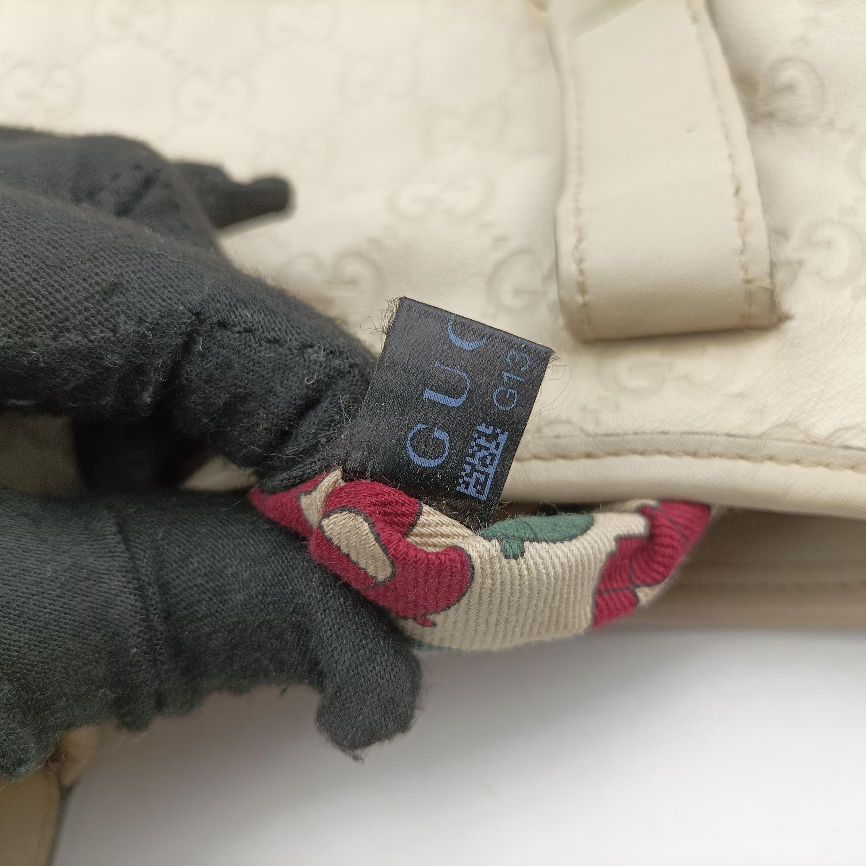 Jackie O Hobo Bouvier Floral White Leather 153029 G1311391フローラ ジャッキー オ ホーボー ホワイト レザー 153029 G1311391