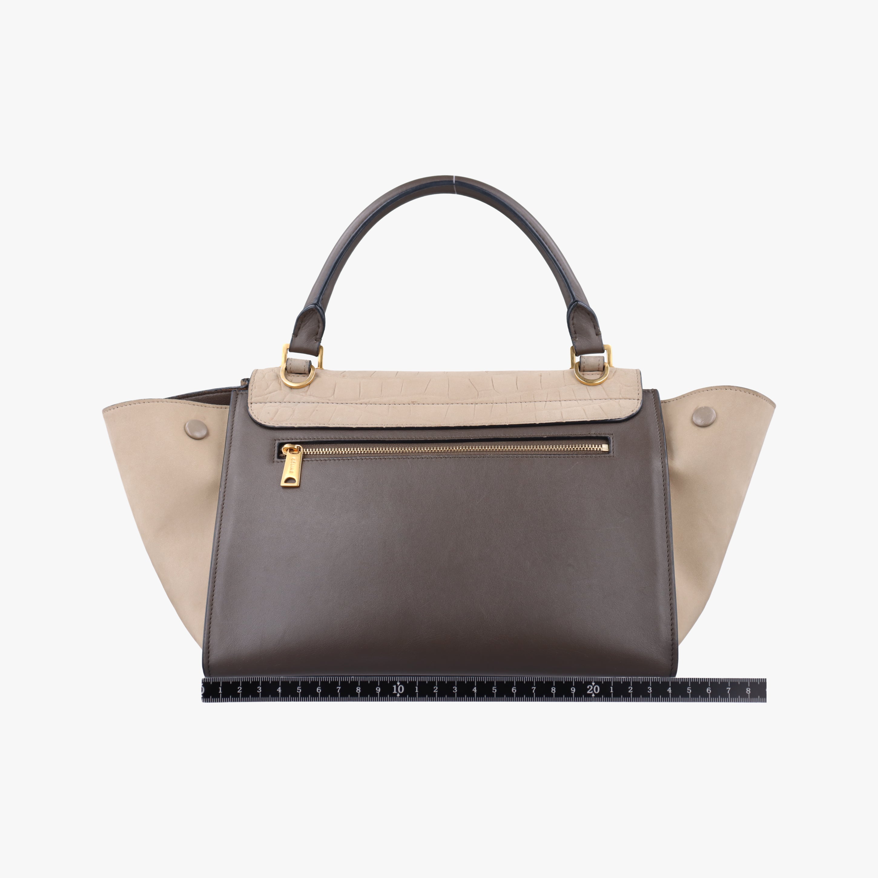 TRAPEZE beige×Grey Leather x suede S-CU-3194トラペーズミディアム ベージュ×グレー レザー×スエード S-CU-3194