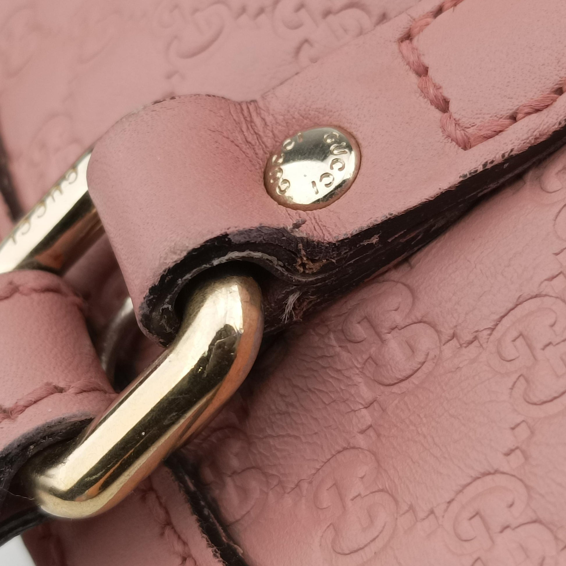 Microguccissima Pink Leather 449654 A024831727マイクログッチシマ ピンク レザー 449654 A024831727