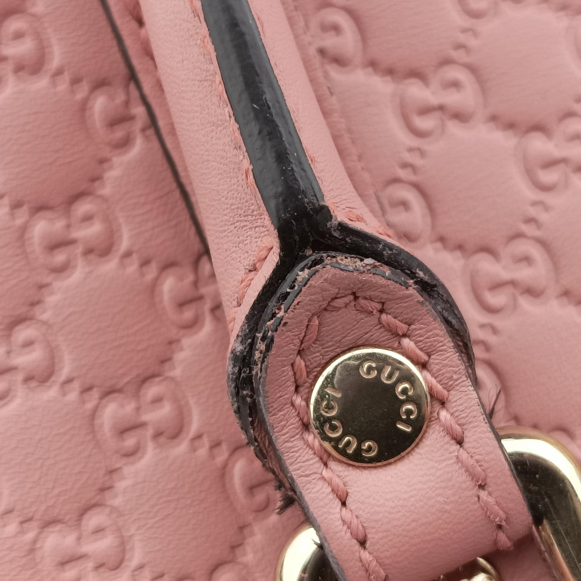 Microguccissima Pink Leather 449654 A024831727マイクログッチシマ ピンク レザー 449654 A024831727