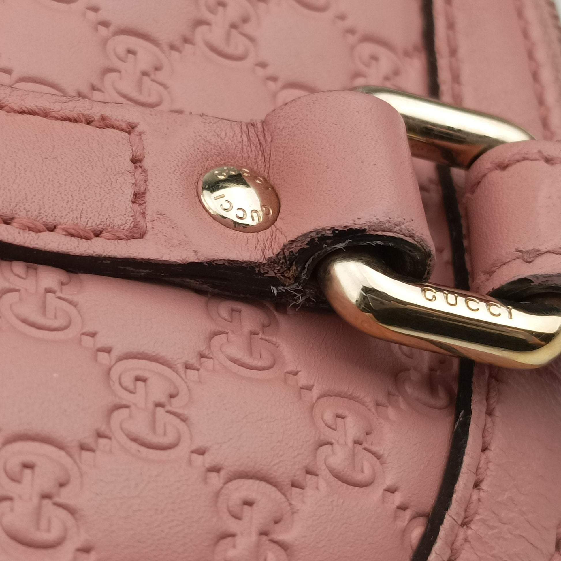 Microguccissima Pink Leather 449654 A024831727マイクログッチシマ ピンク レザー 449654 A024831727