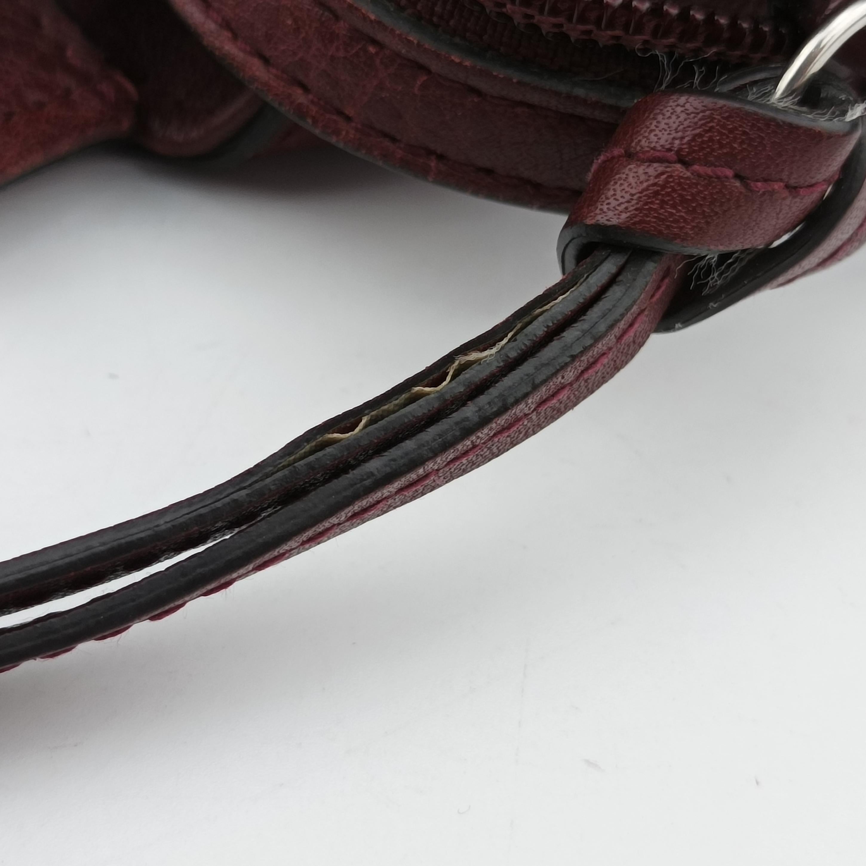 Guccissima Tender Bamboo Bar Burgundy Leather 355773 I016116205グッチッシマ テンダー バンブーバー ワインレッド レザー 355773 I016116205