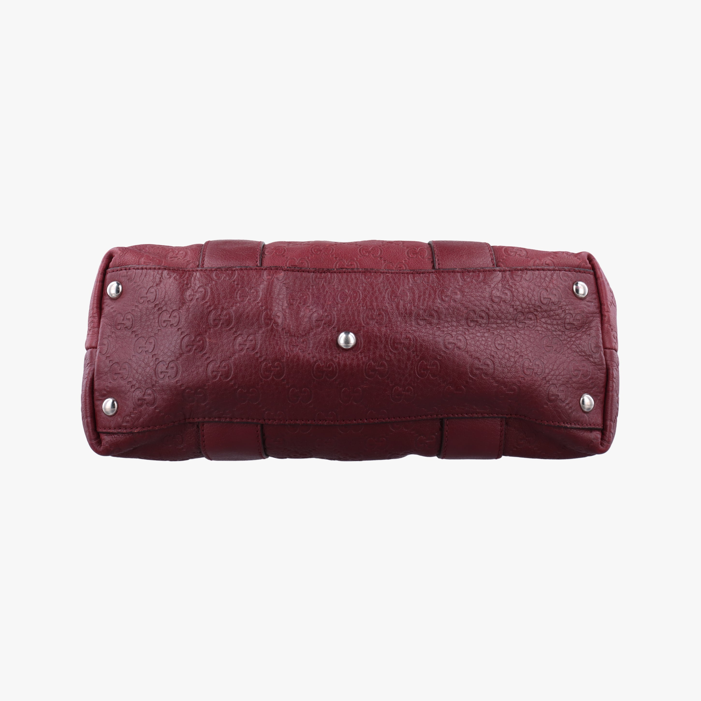 Guccissima Tender Bamboo Bar Burgundy Leather 355773 I016116205グッチッシマ テンダー バンブーバー ワインレッド レザー 355773 I016116205